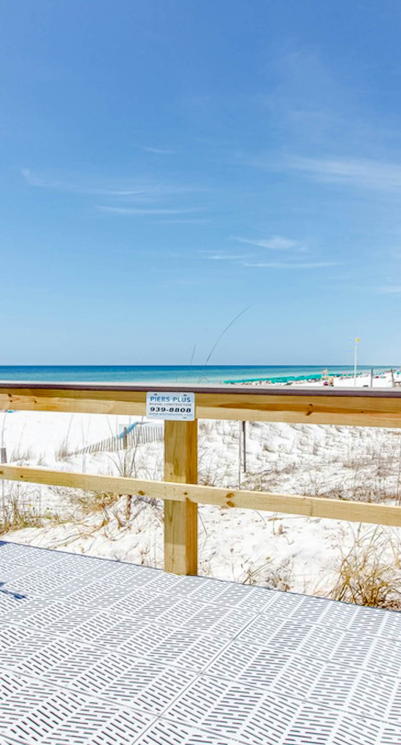 Azure 521 condo with beach access, a pool, hot tub, central AC & washer&dryer
