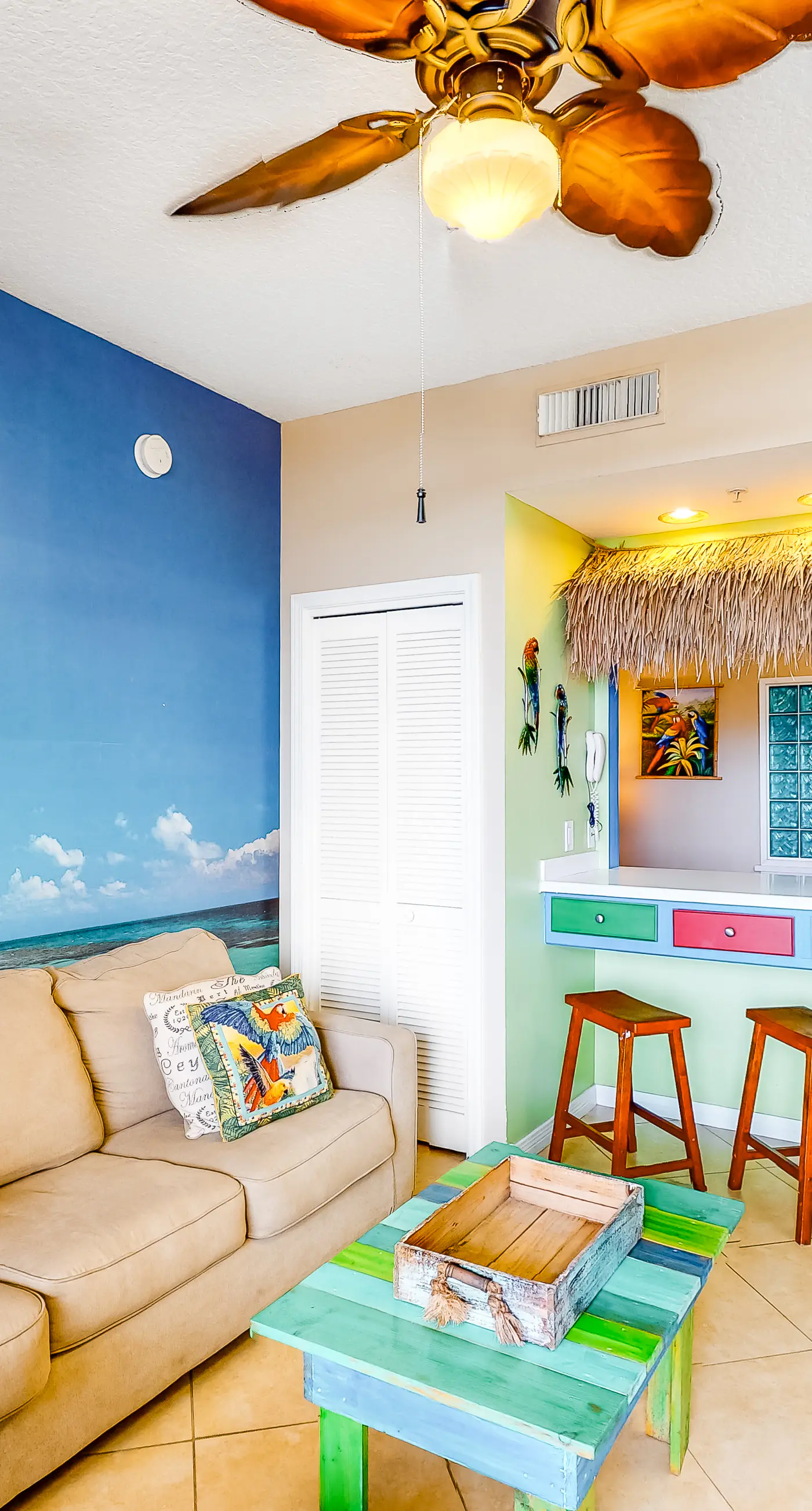 Destin West Gulfside V305 - Vibrant Tropical Beach Getaway Including 2 Chairs and Umbrella