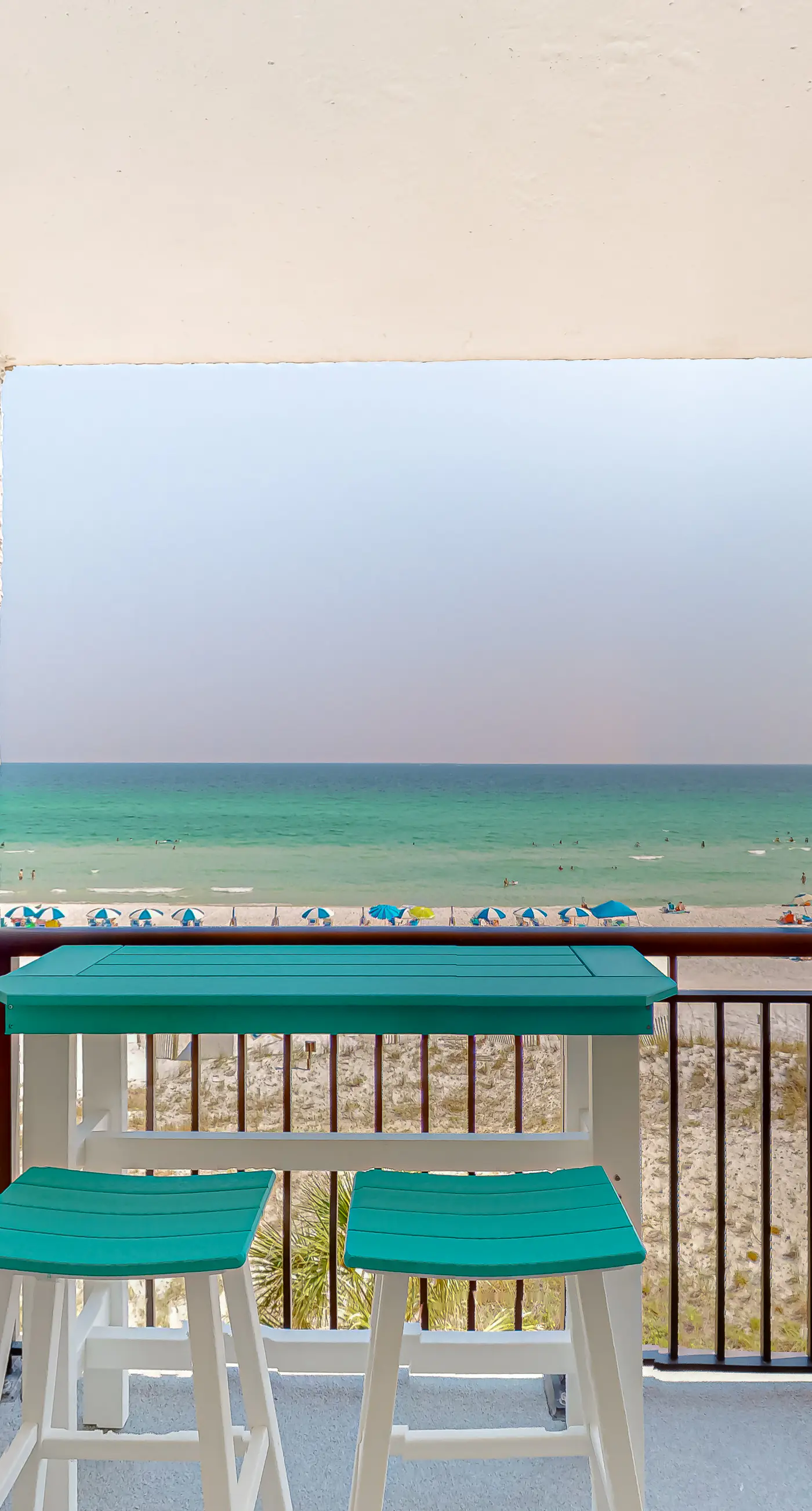 Fourth-floor Gulf-front condo with pool, gym, & amazing views