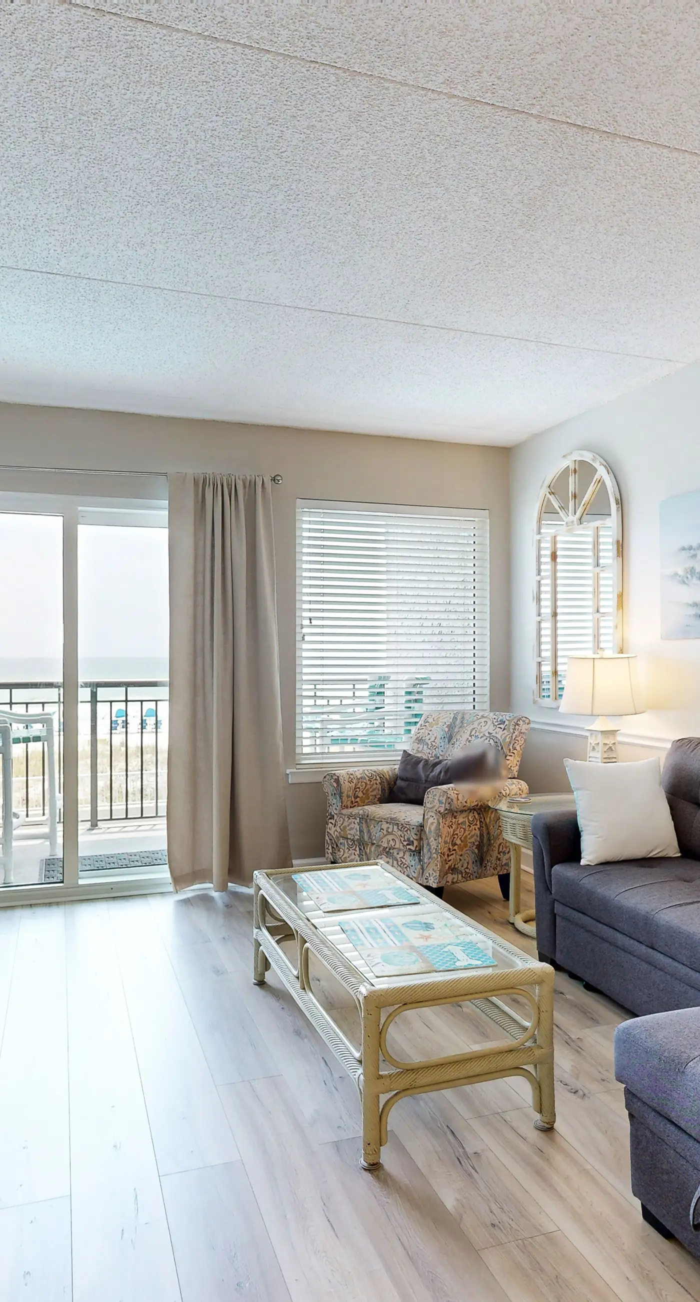 Relaxing Gulf-front condo with shared pool, balcony, & fitness room