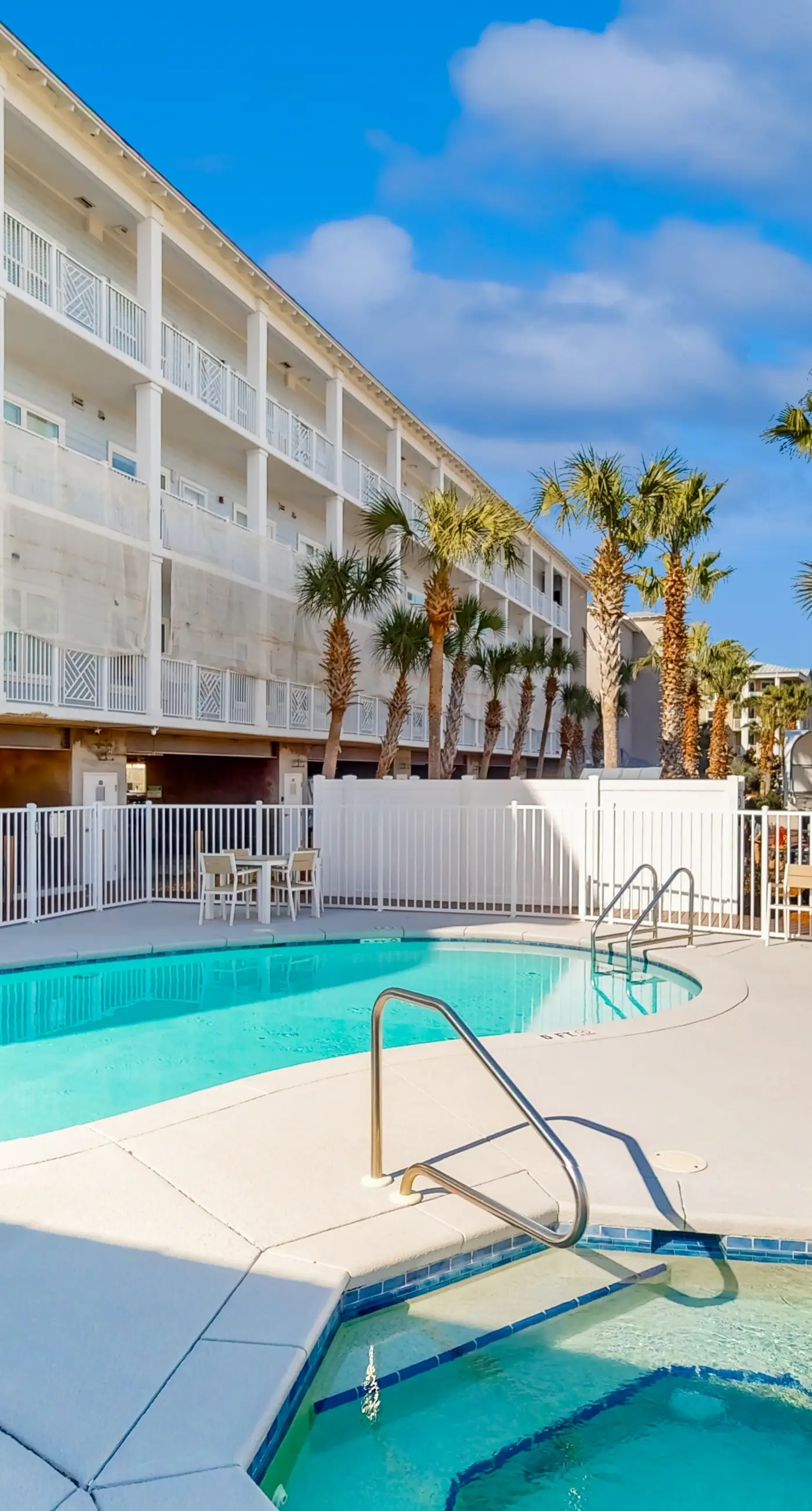 Water-view condo with hot tub, pool, fitness room & balcony - dog-friendly