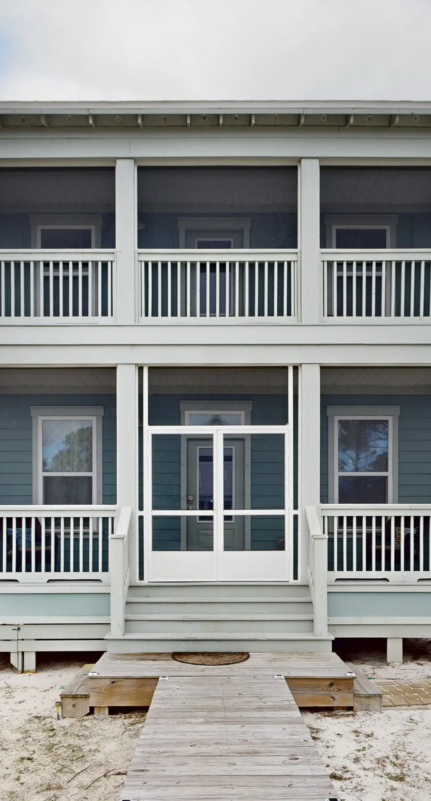 Lovely Home w/ Screened-In Porches, Balcony & Shared Pool - Walk to the Beach