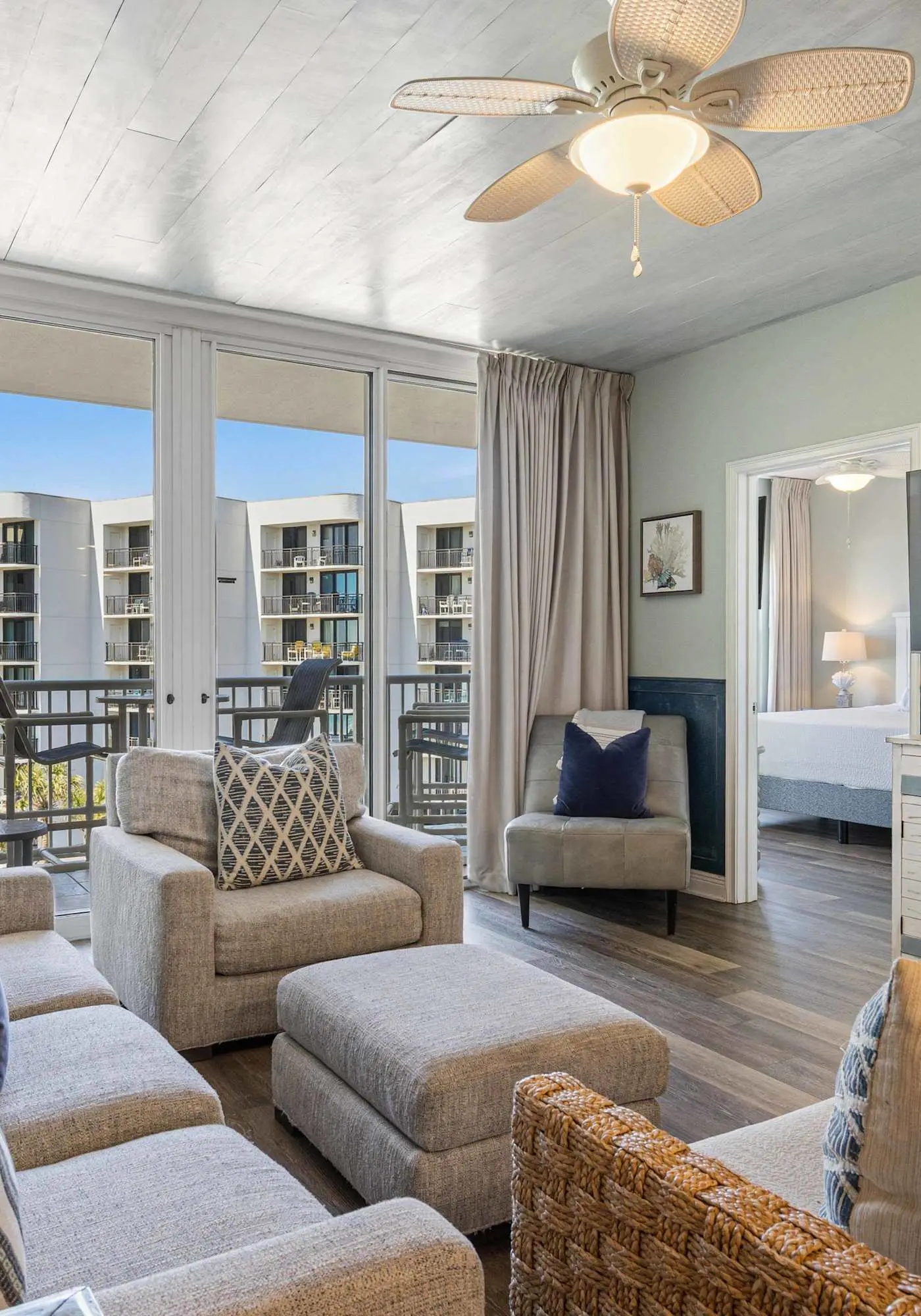 Fourth Floor Oceanfront Condo with Shared Pool, High-Speed WiFi, & Central AC