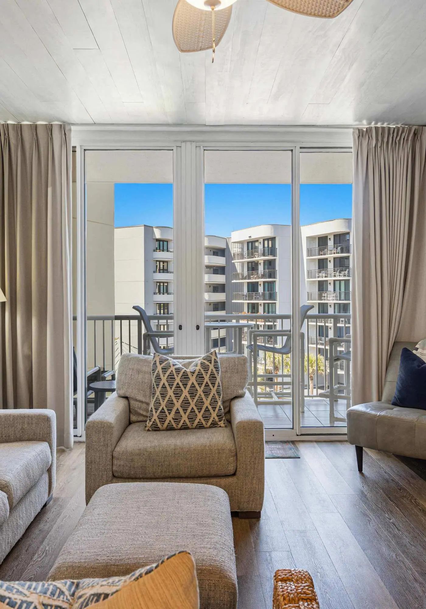 Fourth Floor Oceanfront Condo with Shared Pool, High-Speed WiFi, & Central AC