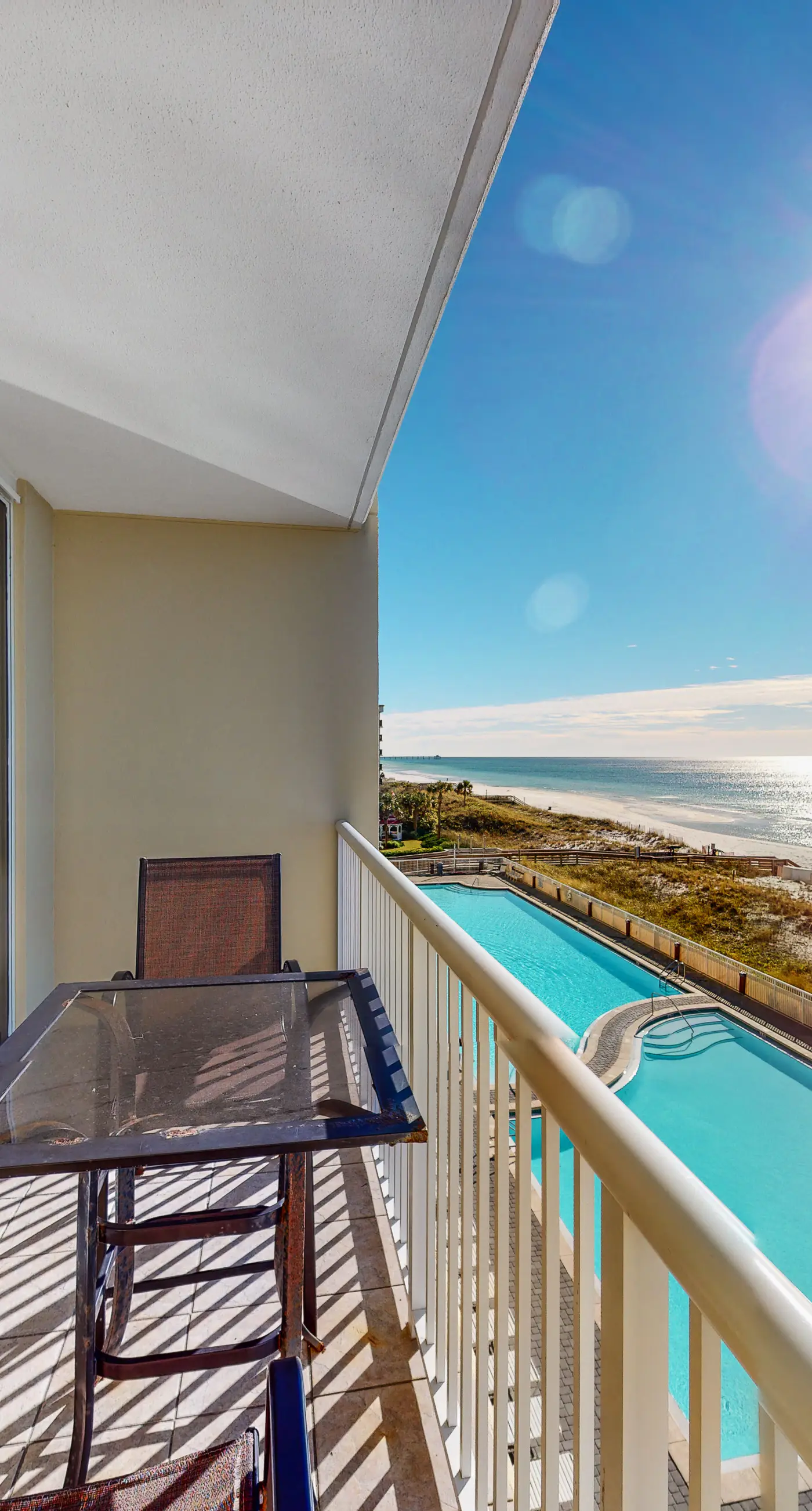 Spacious coastal condo on Okaloosa Island with Gulf-front views - steps to beach