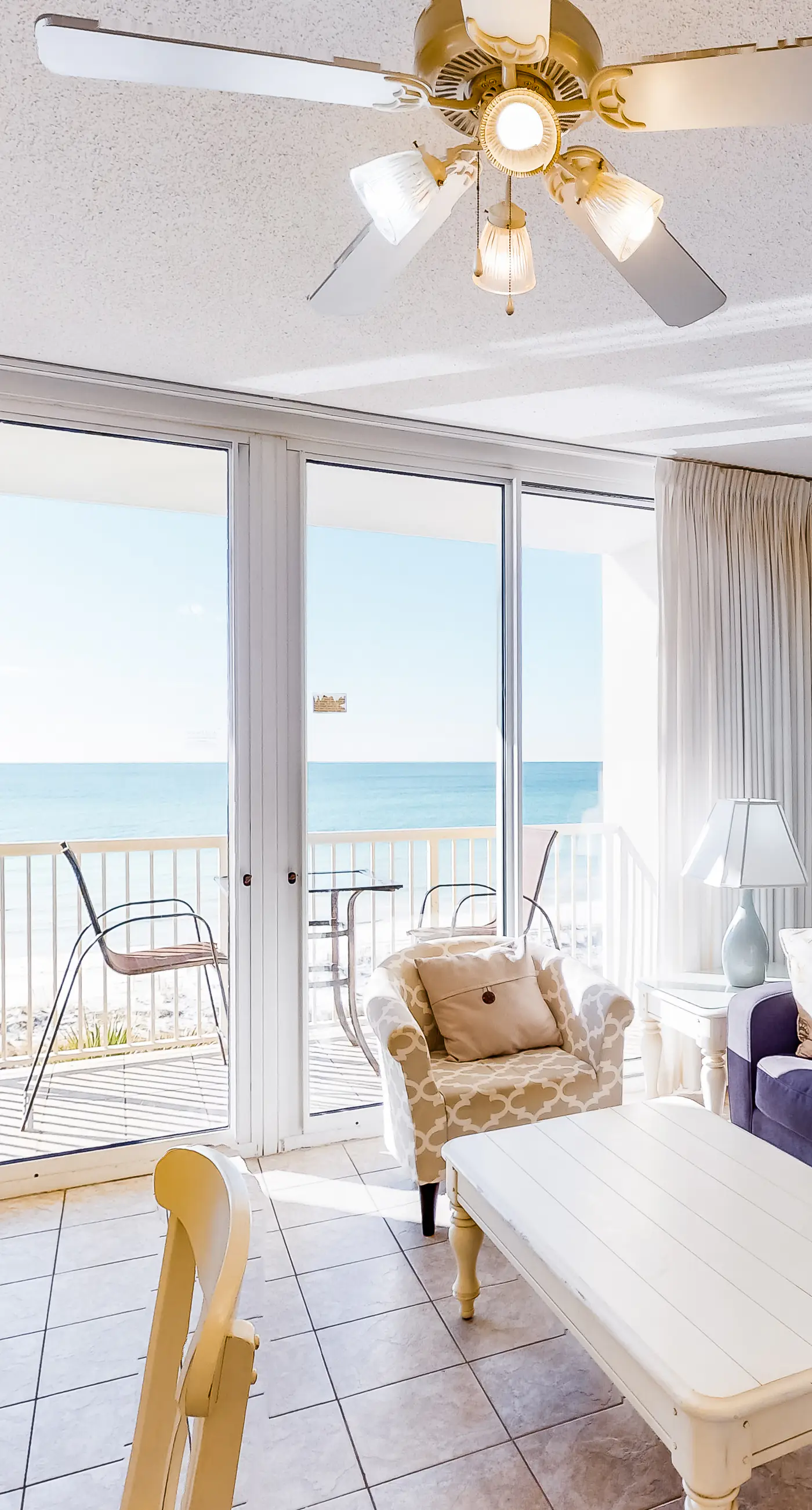 Spacious coastal condo on Okaloosa Island with Gulf-front views - steps to beach