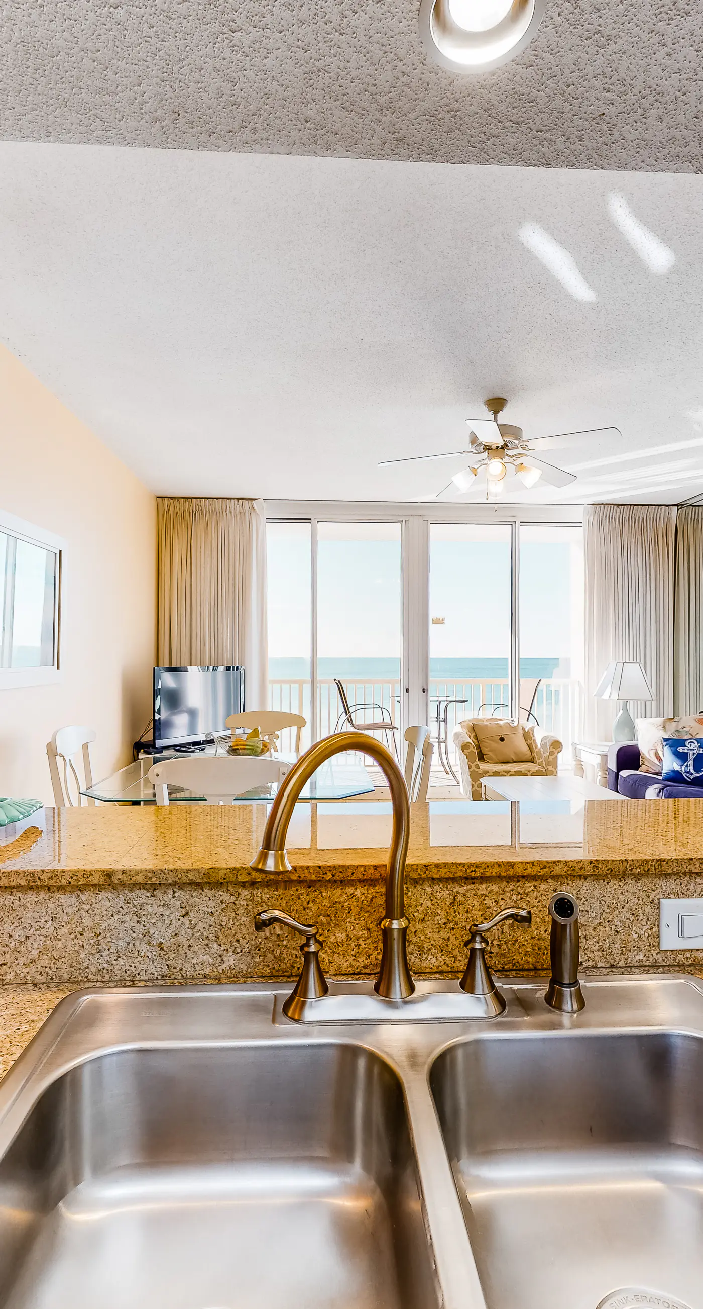 Spacious coastal condo on Okaloosa Island with Gulf-front views - steps to beach