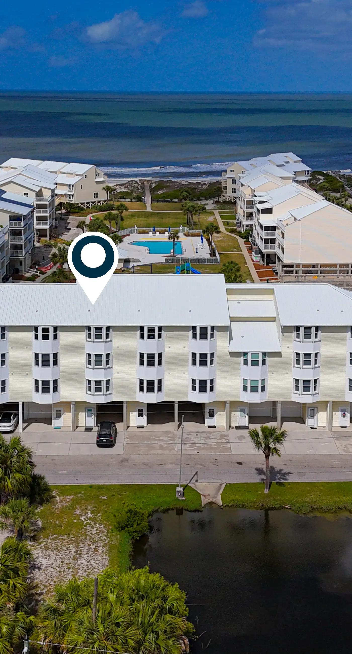 Four-Level Beachfront Townhome with Private Elevator, Free WiFi, & Shared Pool