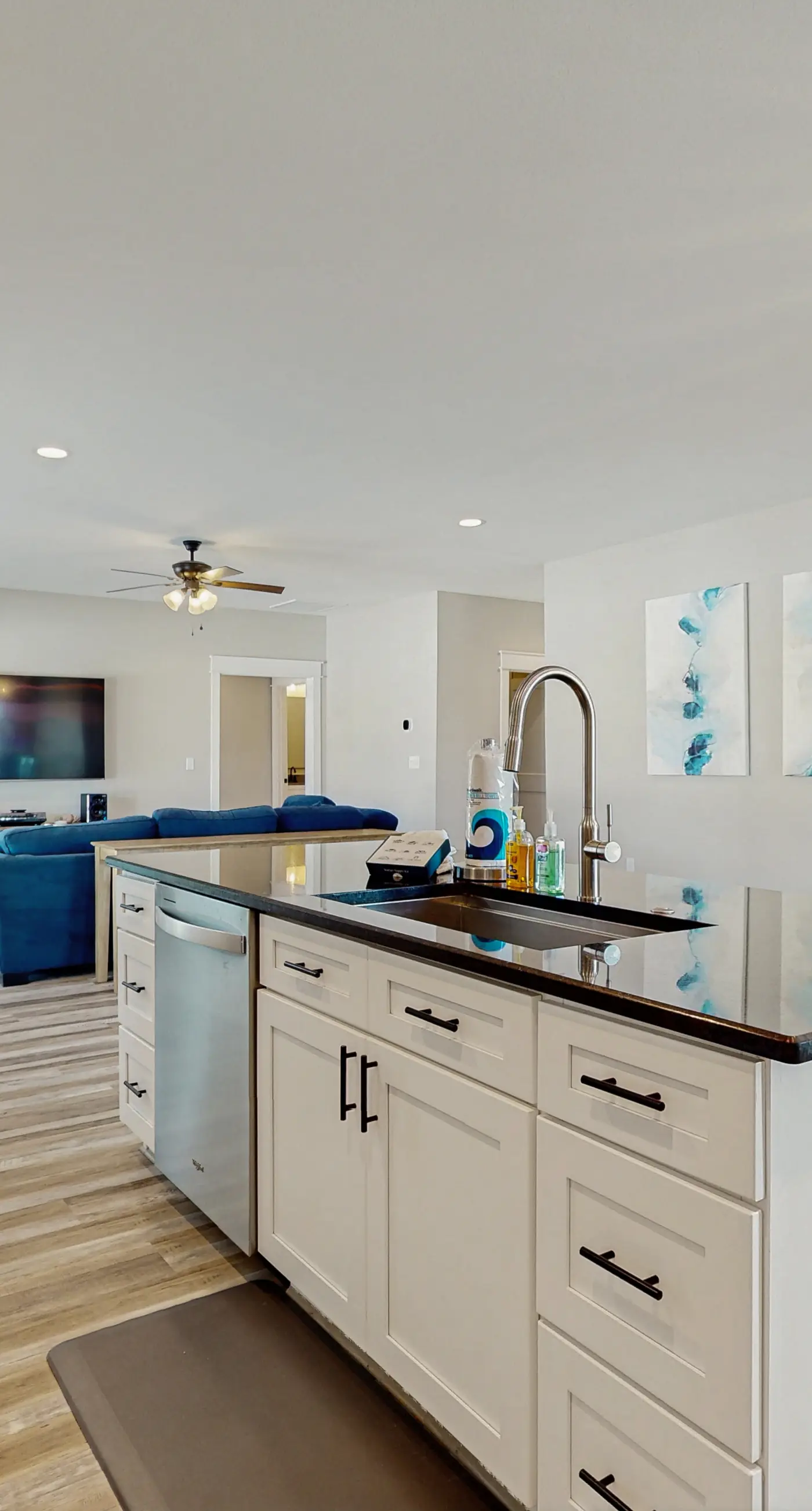 Dog friendly, coastal retreat with fenced yard, private pool, golf cart and cove