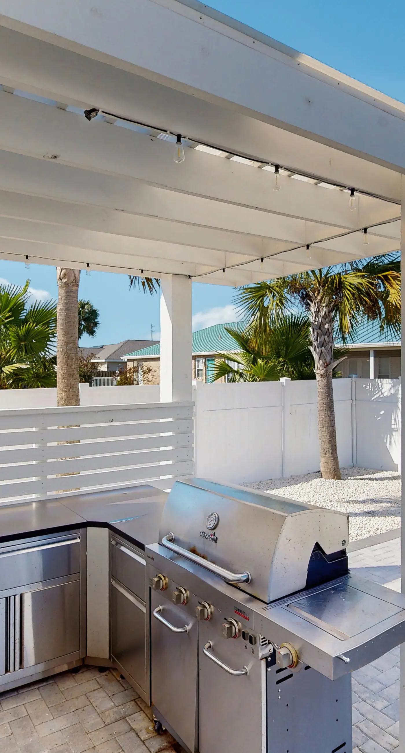 Dog friendly, coastal retreat with fenced yard, private pool, golf cart and cove