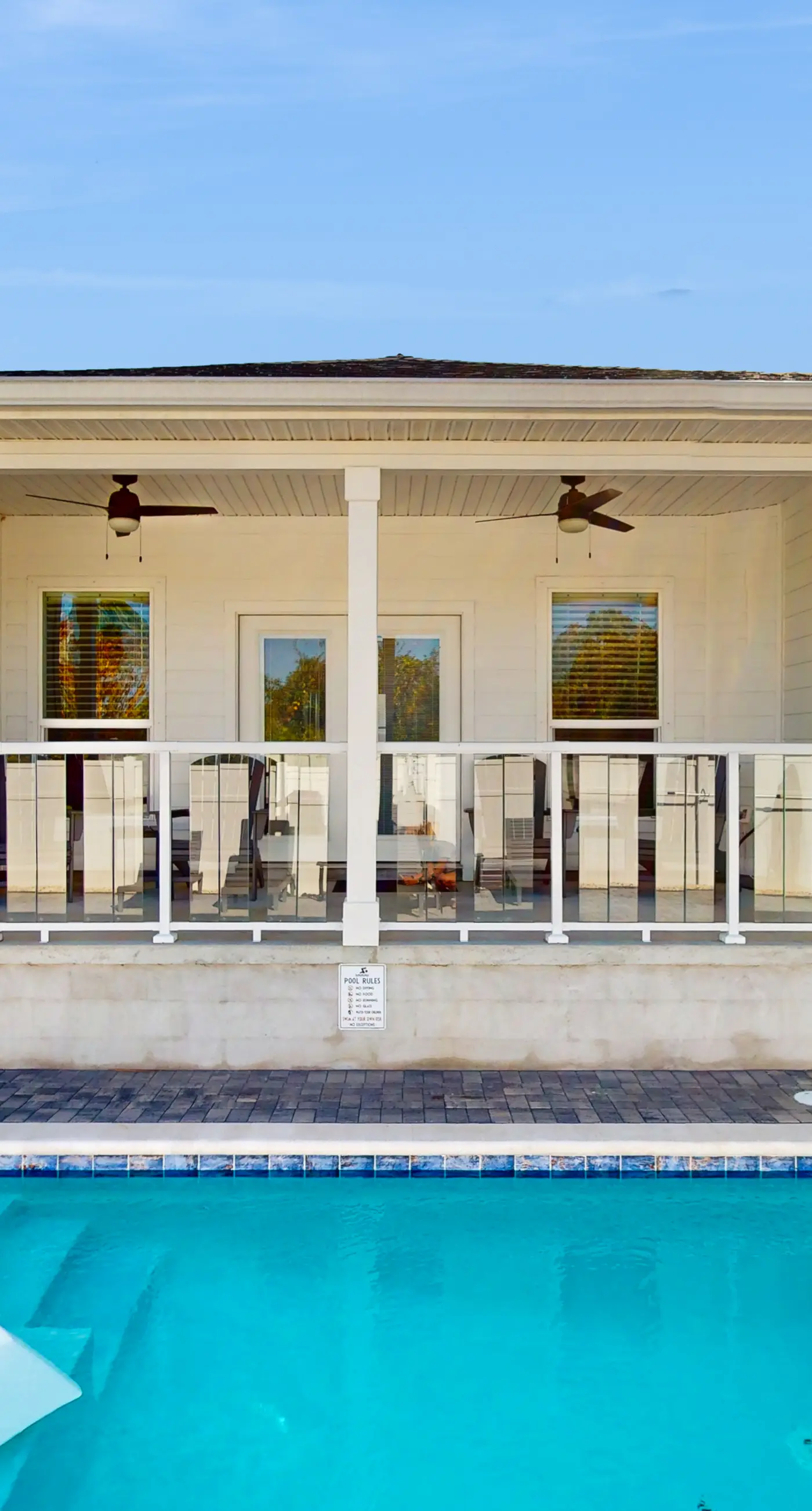 Dog friendly, coastal retreat with fenced yard, private pool, golf cart and cove