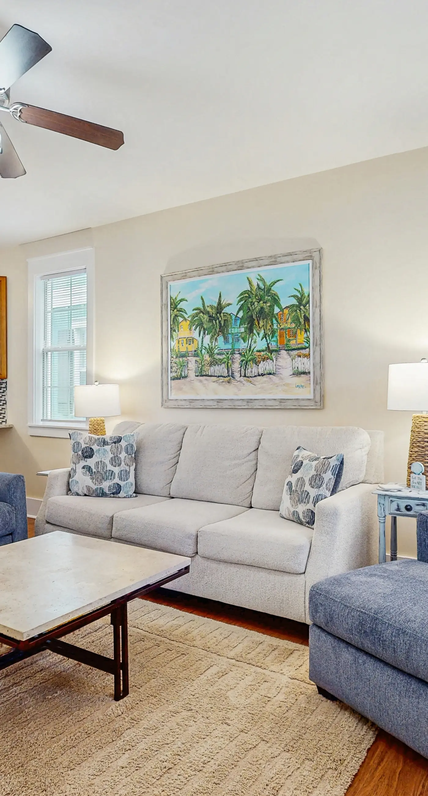 Relaxing seaside residence featuring open space and accessible beach entry