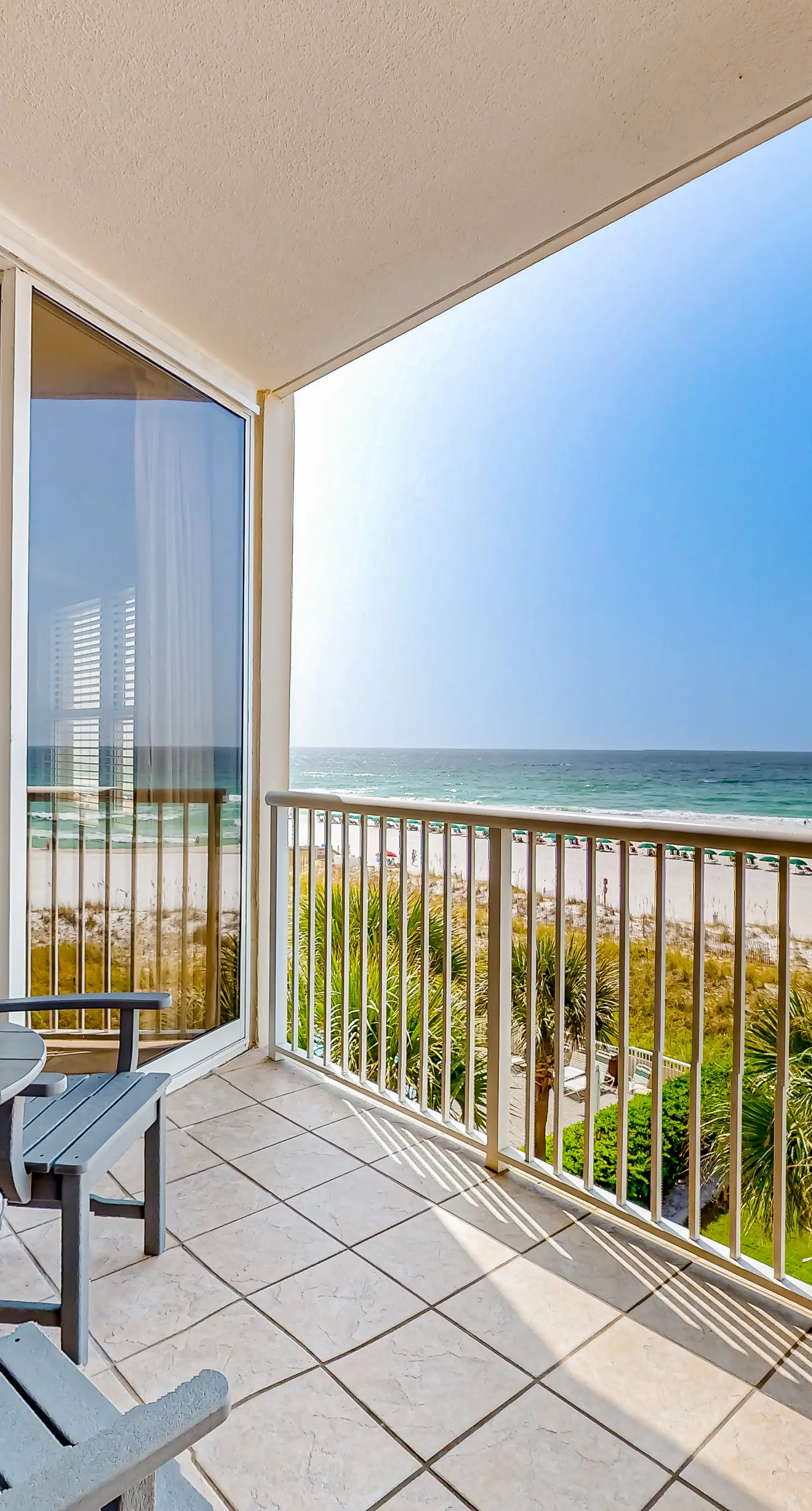 Waters Edge 405- Beachfront condo with balcony, Gulf views, pools & fitness room