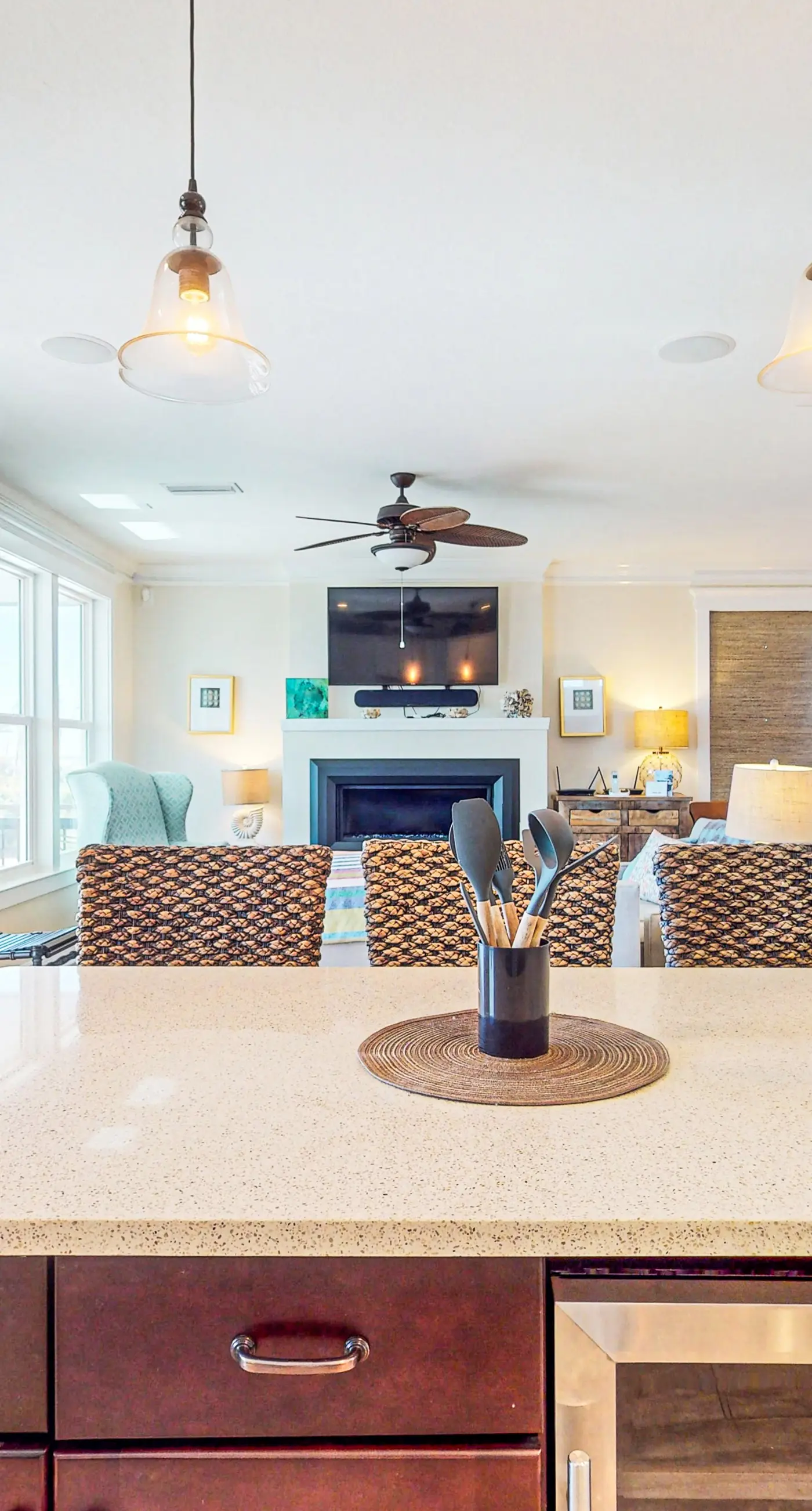 Dog-friendly abode near the beach with multiple balconies, ocean views, & more