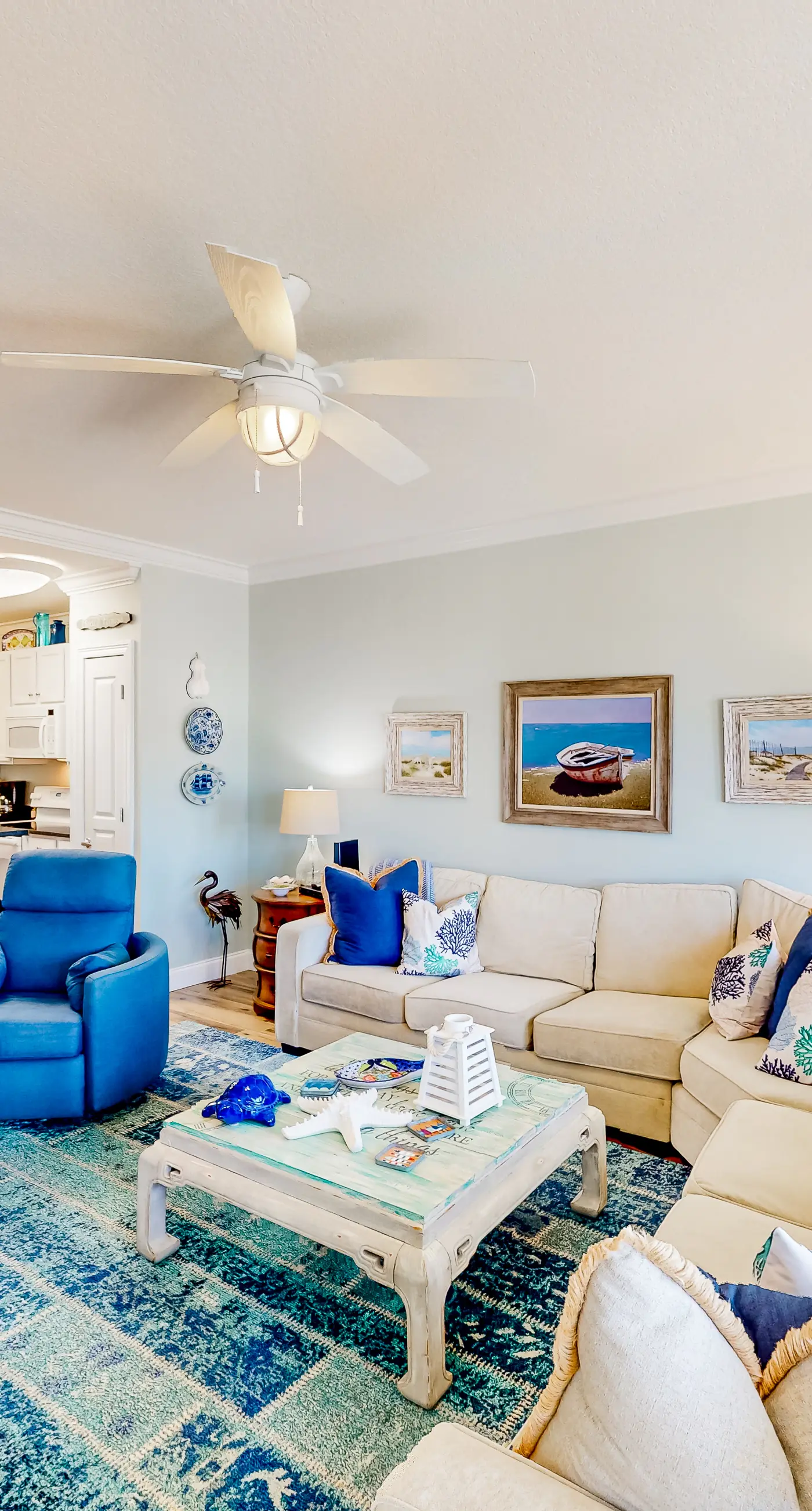 Sunny nautical condo with on-site hot tub, pool, & gym - internet, W/D, & AC