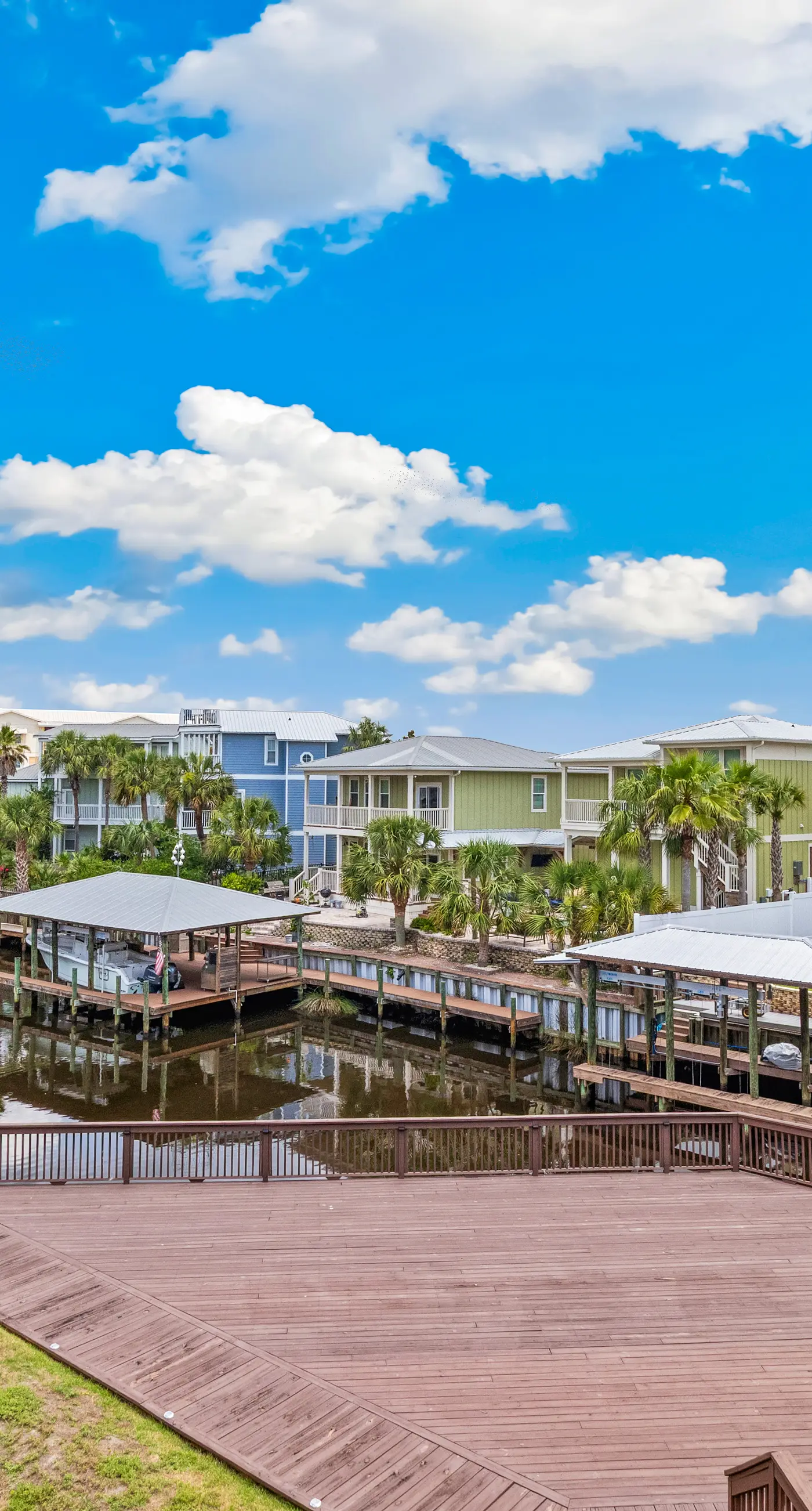 Gulf & canal views with modern amenities, pool, & beach access
