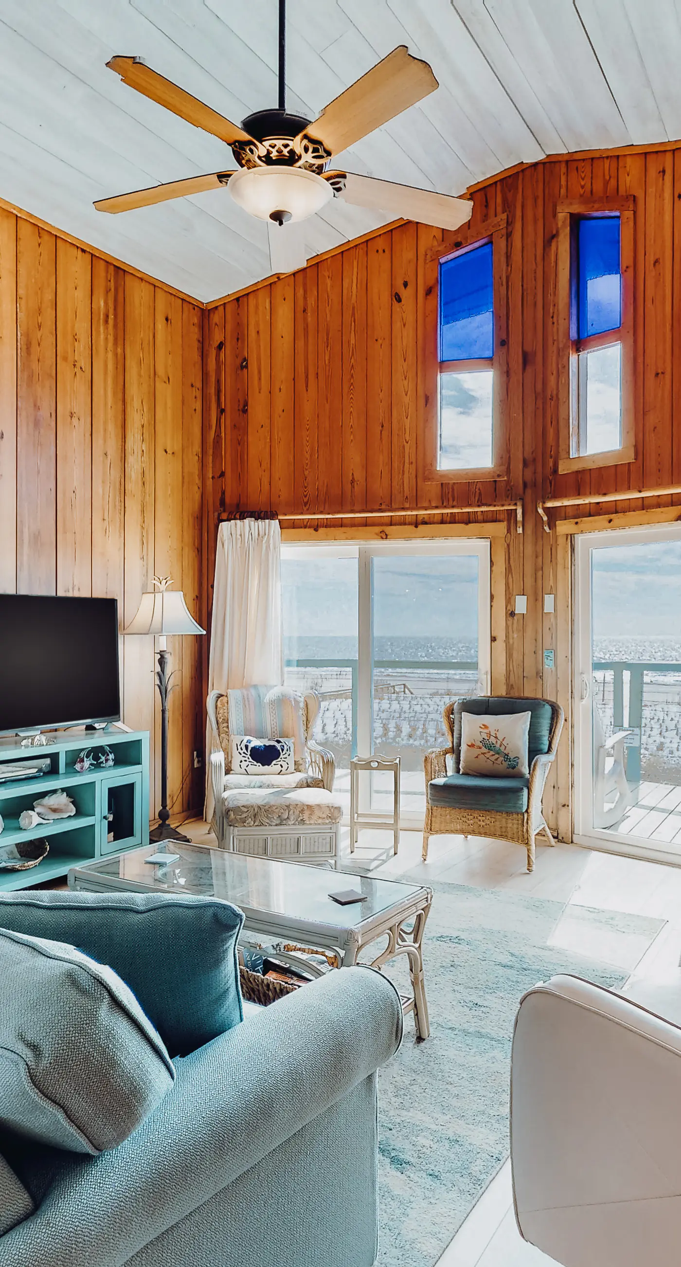 Gulf-front home with WiFi, private beach boardwalk & views - dog-friendly