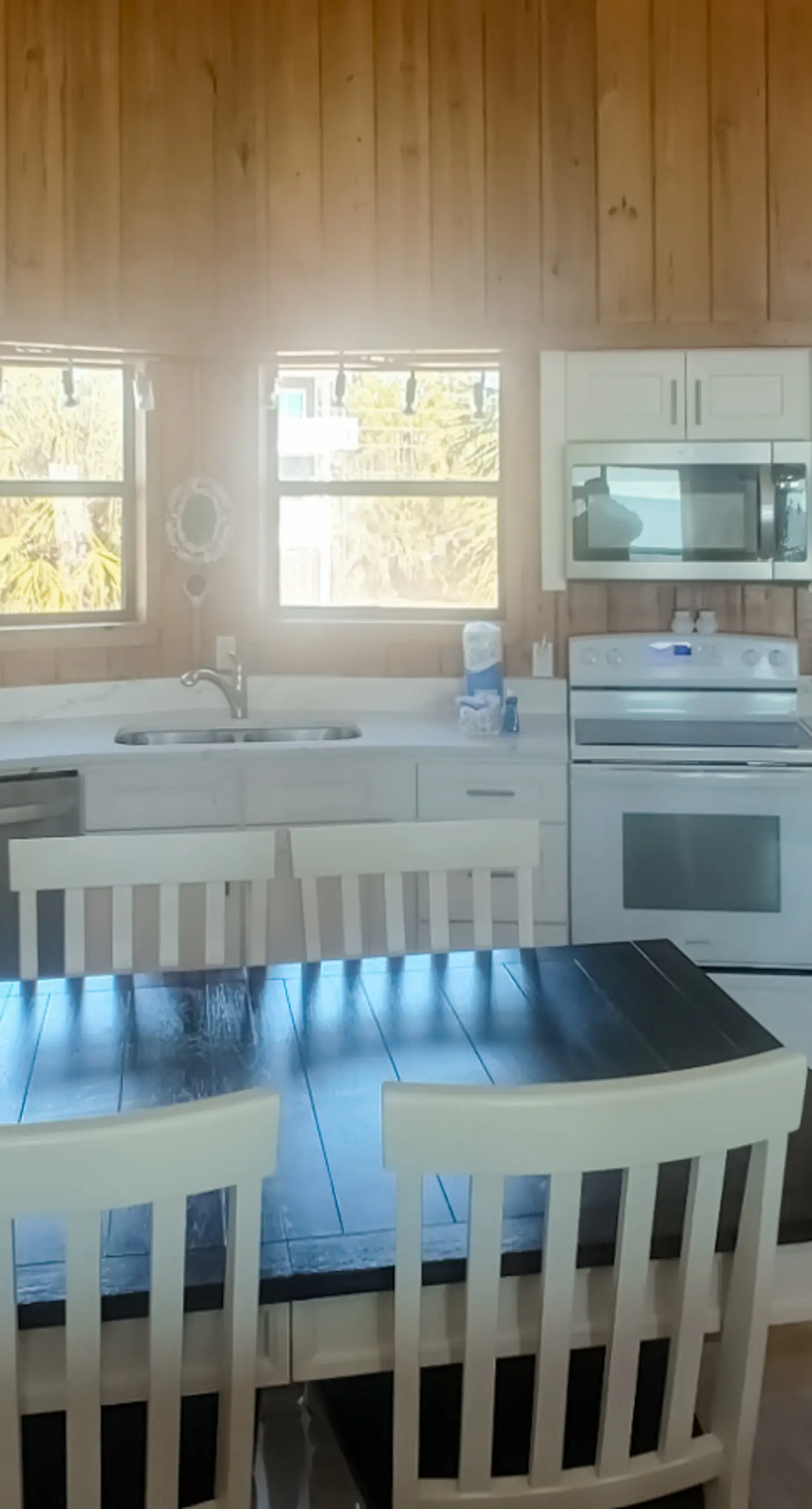 Gulf-front home with WiFi, private beach boardwalk & views - dog-friendly