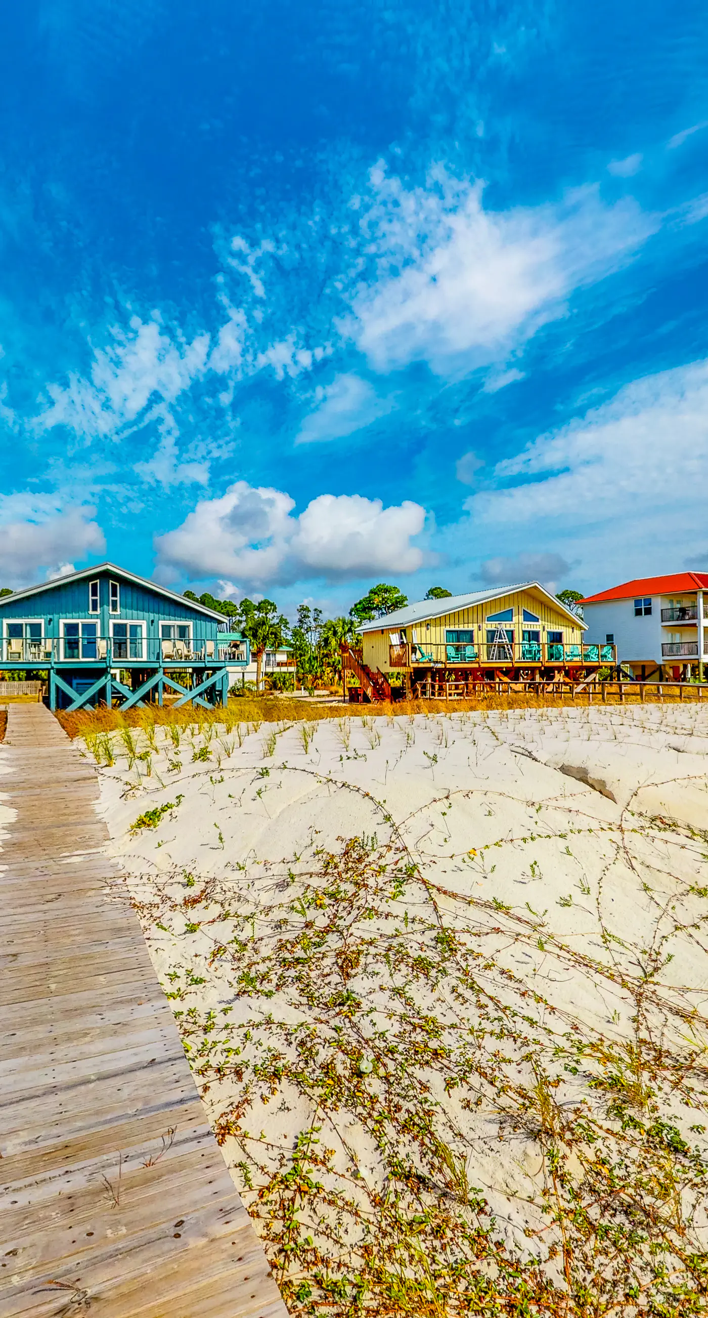 Gulf-front home with WiFi, private beach boardwalk & views - dog-friendly