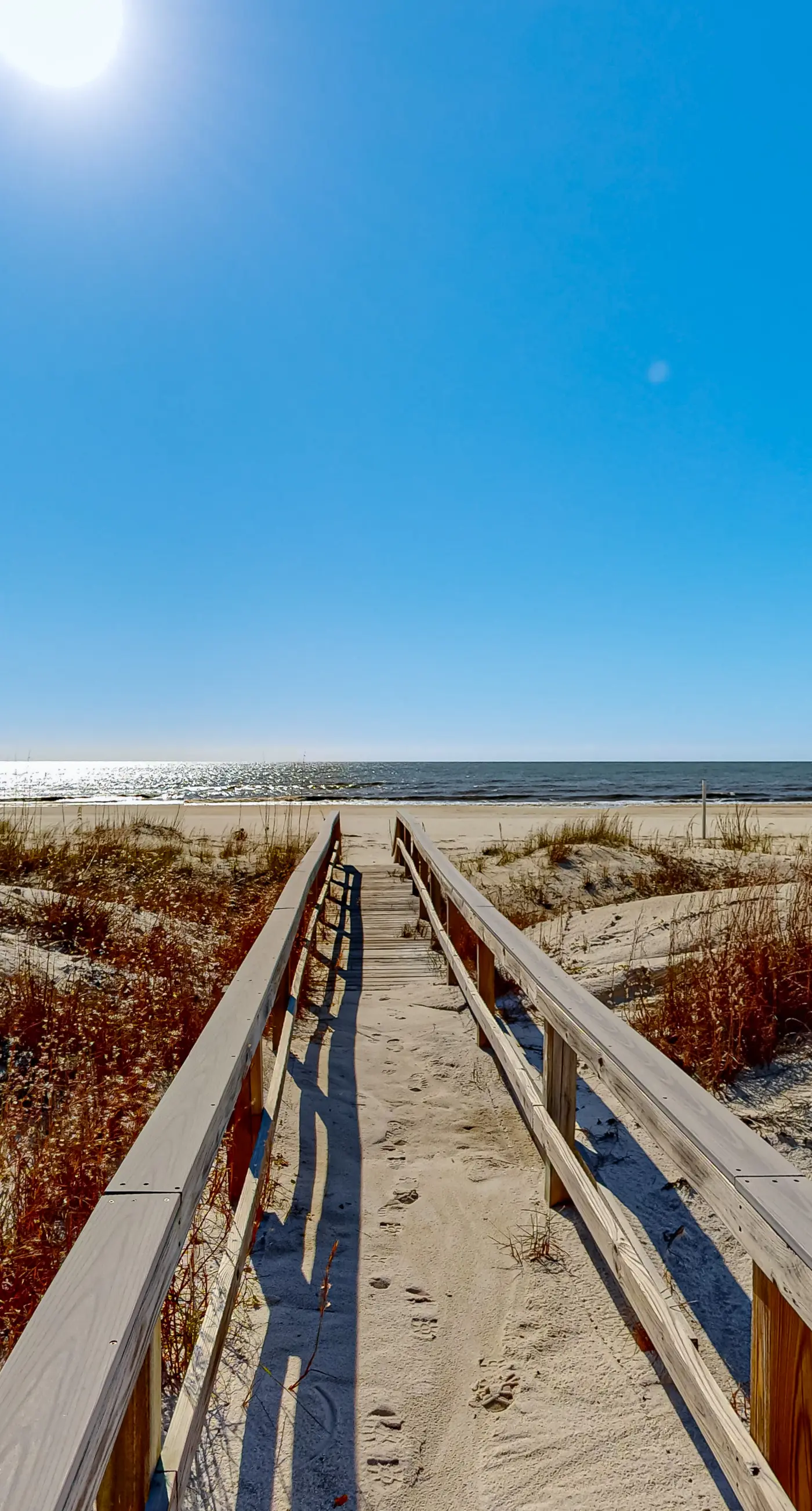 Dog-friendly gulf front home with panoramic gulf views from the sundeck