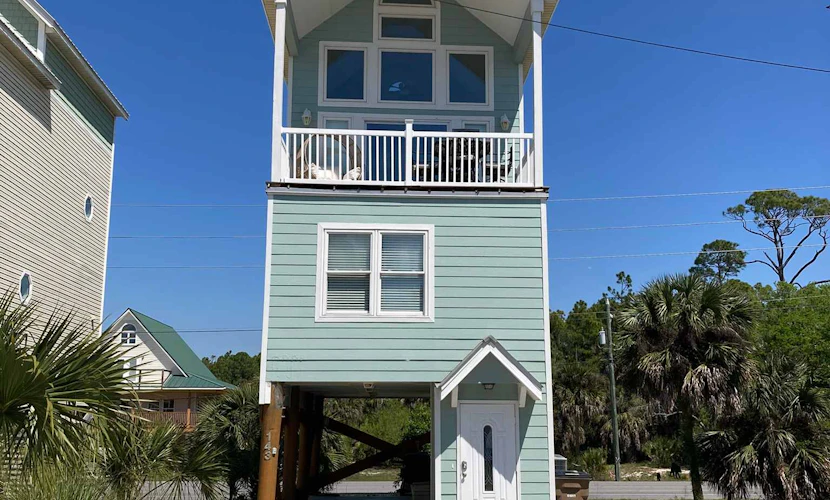 Dog-friendly Private home with gulf view and easy beach access