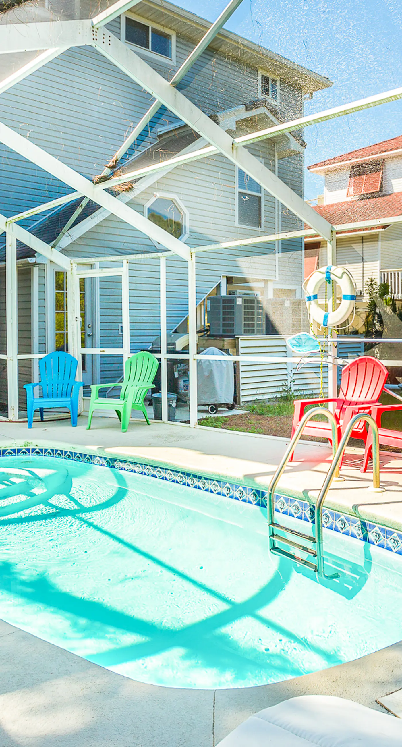 Beach Across the Street! Dog-Friendly Home w/ Private Pool, AC, WiFi & Games!