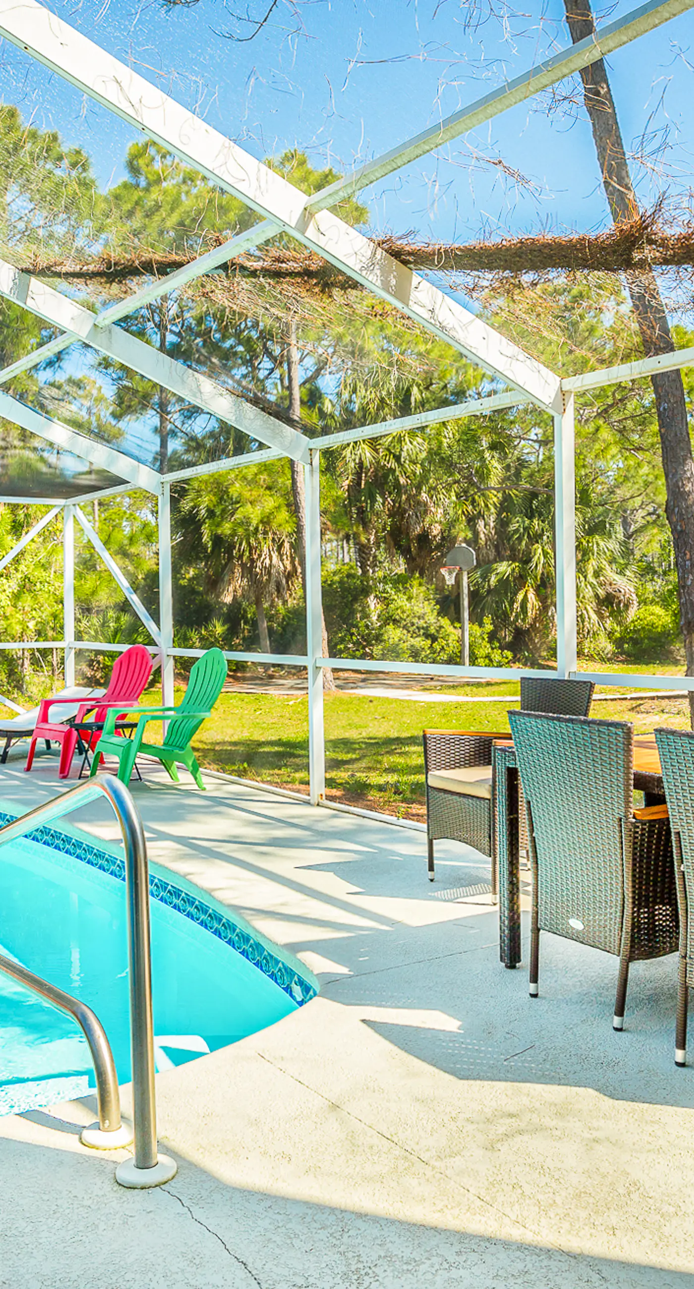 Beach Across the Street! Dog-Friendly Home w/ Private Pool, AC, WiFi & Games!
