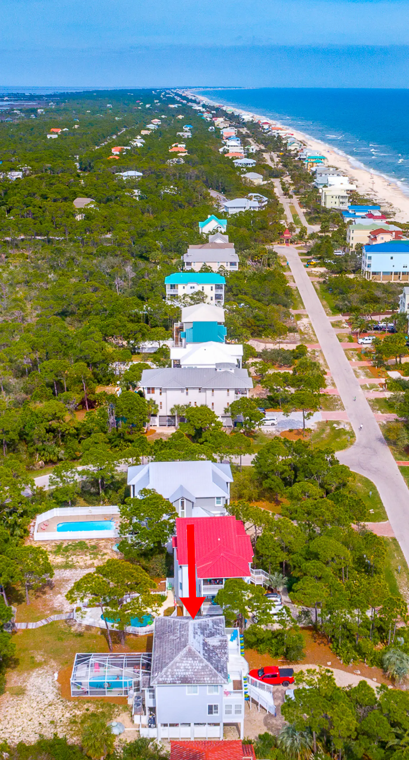 Beach Across the Street! Dog-Friendly Home w/ Private Pool, AC, WiFi & Games!