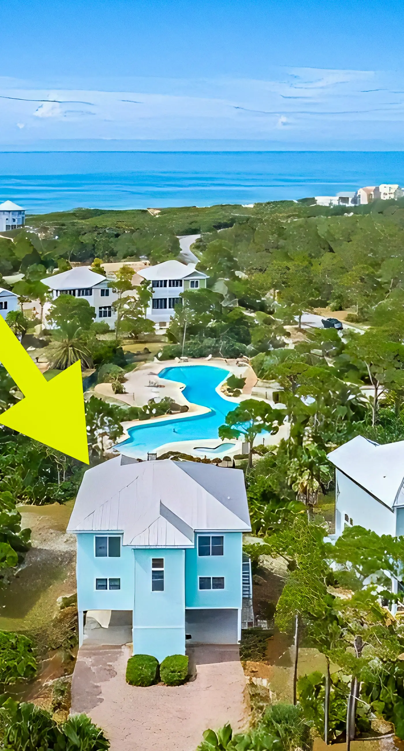 Spacious dog-friendly home with elevator, screened decks, on-site pool, & gym