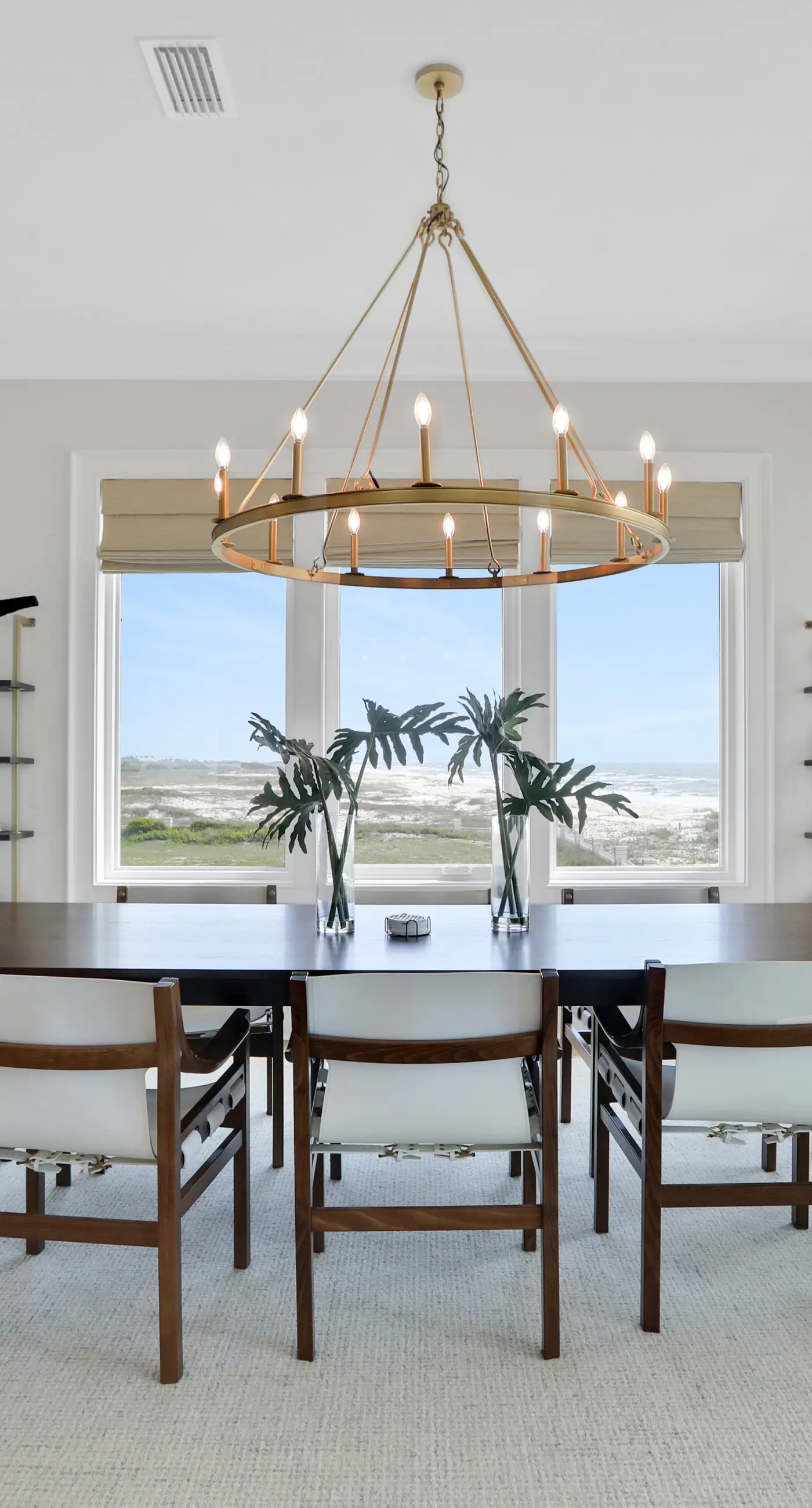 Newly constructed beachfront home with panoramic bay & Gulf views