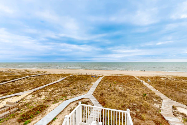 Newly renovated gulf front home - Dog friendly, multiple decks, boardwalk 2 beach