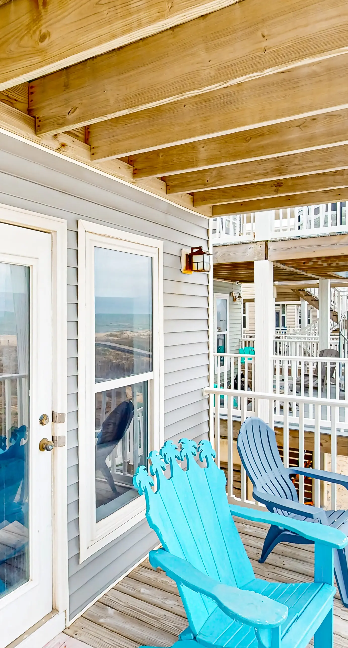 Newly renovated gulf front home - Dog friendly, multiple decks, boardwalk 2 beach