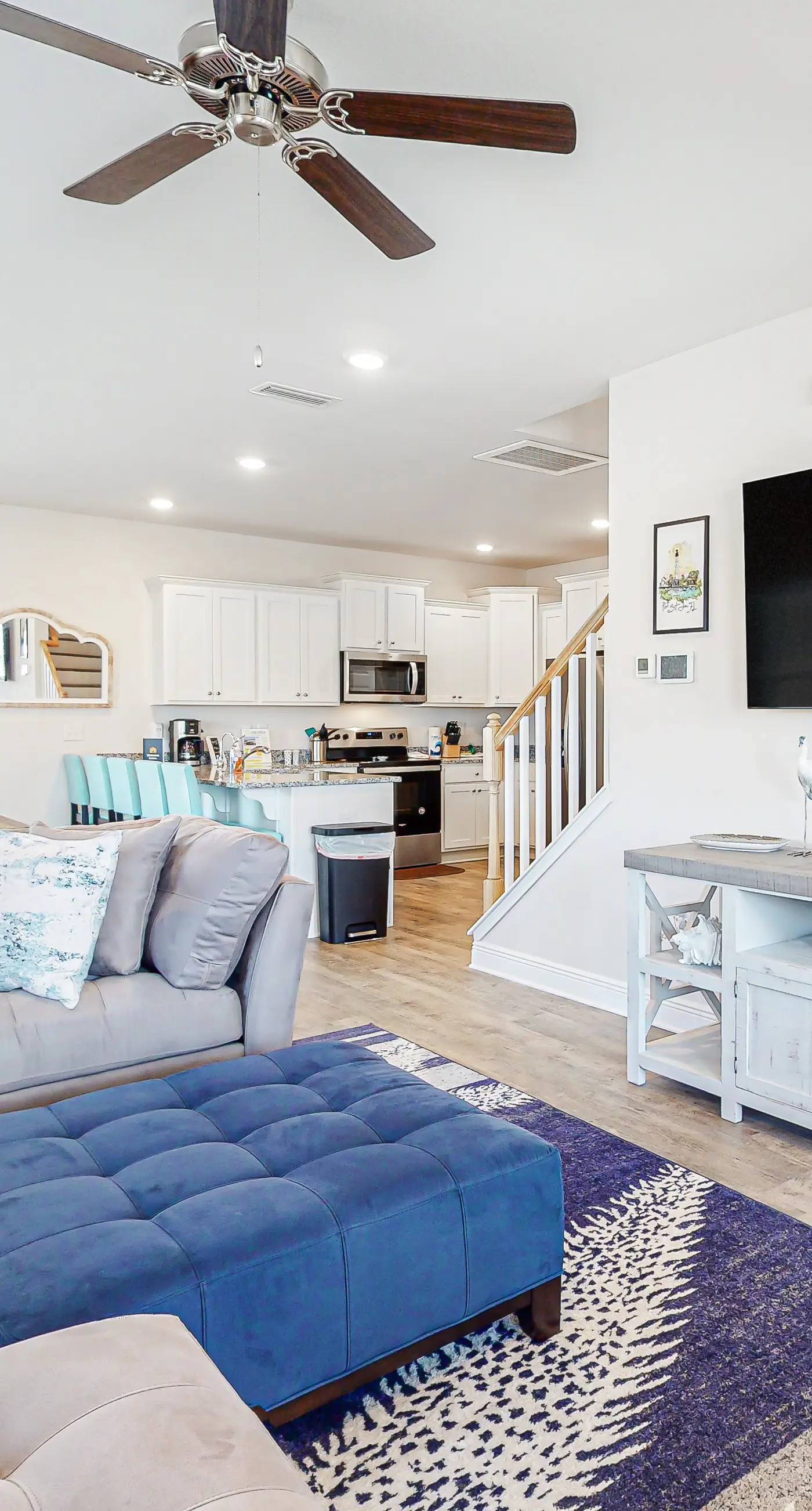 Elegant Coastal Home w/Shared Pool, Tree-Lined View, 6-Minute Walk to the Beach