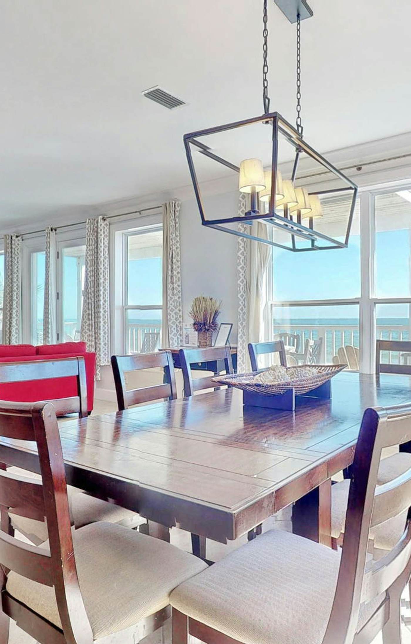 Upscale beachfront home with private hot tub, grill, on-site pools, gym, dogs OK