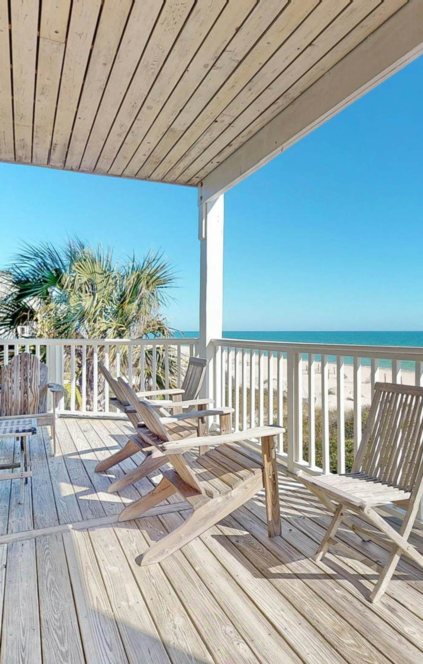 Upscale beachfront home with private hot tub, grill, on-site pools, gym, dogs OK