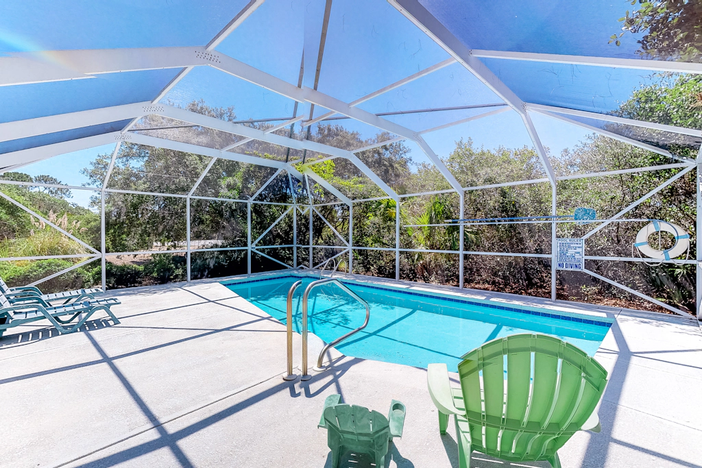 Dog-friendly home near the beach with private pool & gym