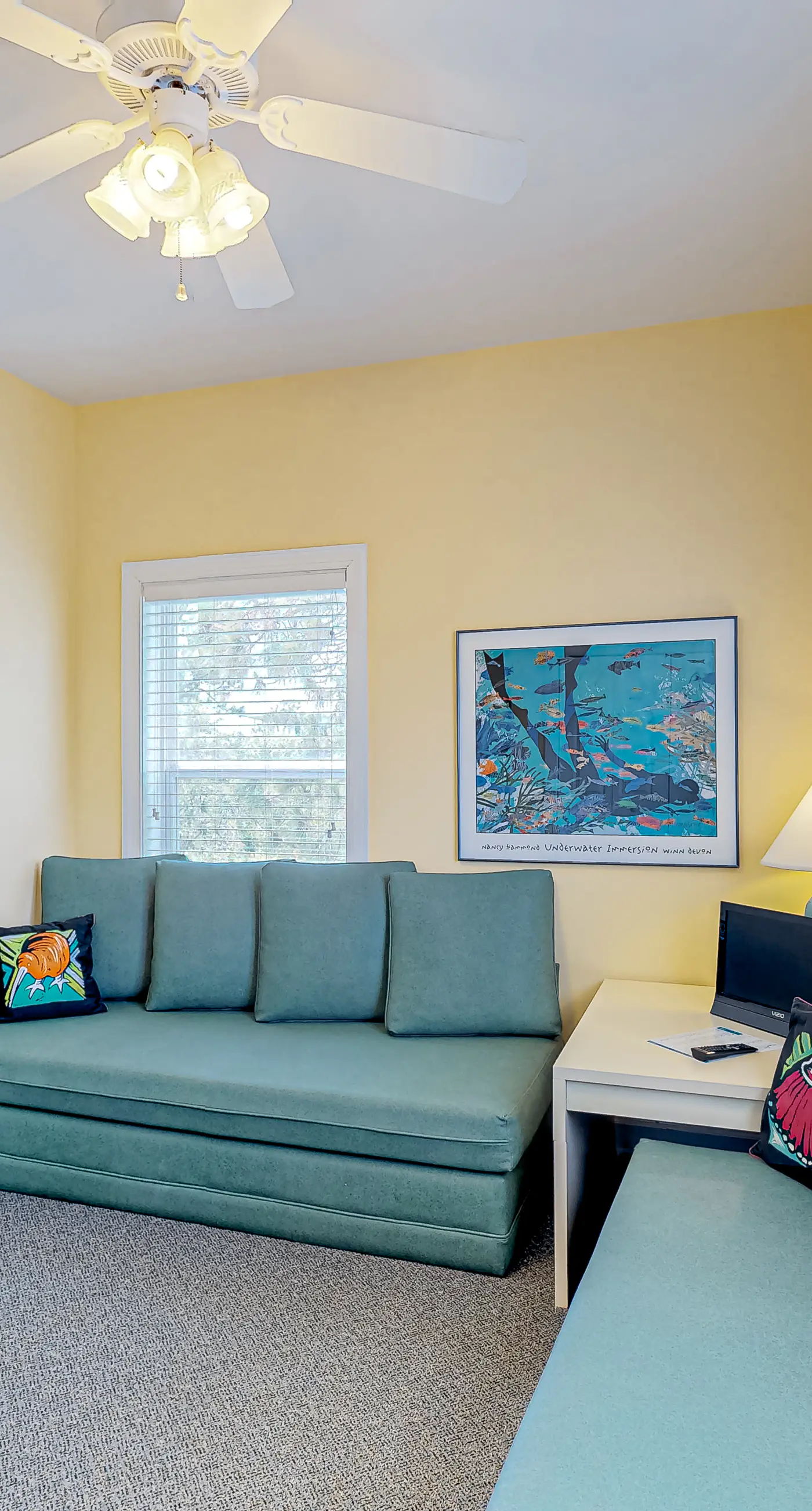 Dog-friendly home near the beach with private pool & gym