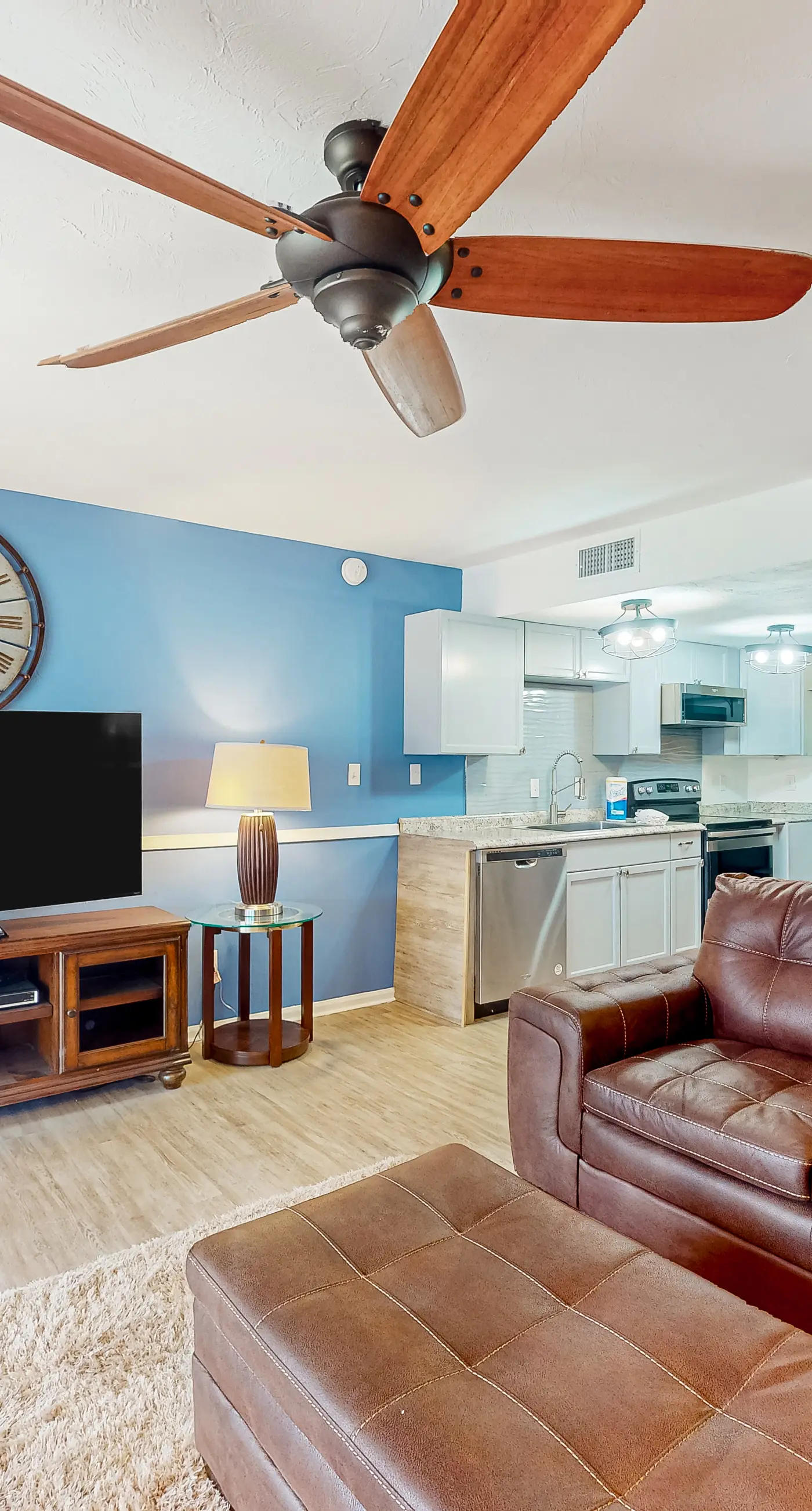 Inviting townhouse with on-site pool, updated interior, & W/D