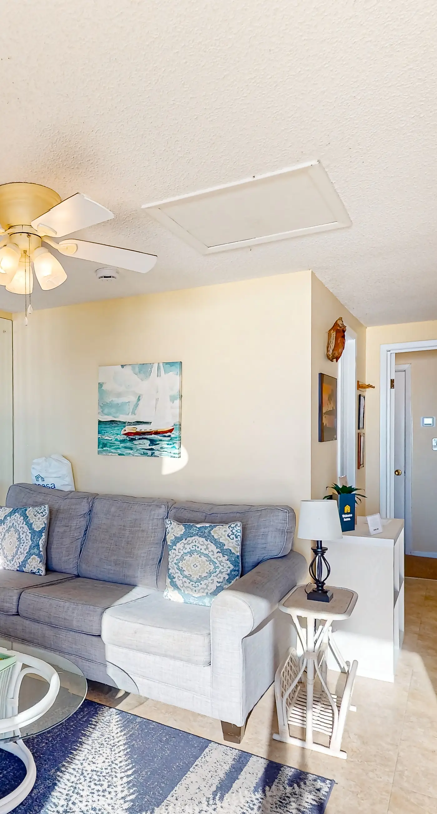 Beachfront dune cottage with deck & view of St Vincent Island