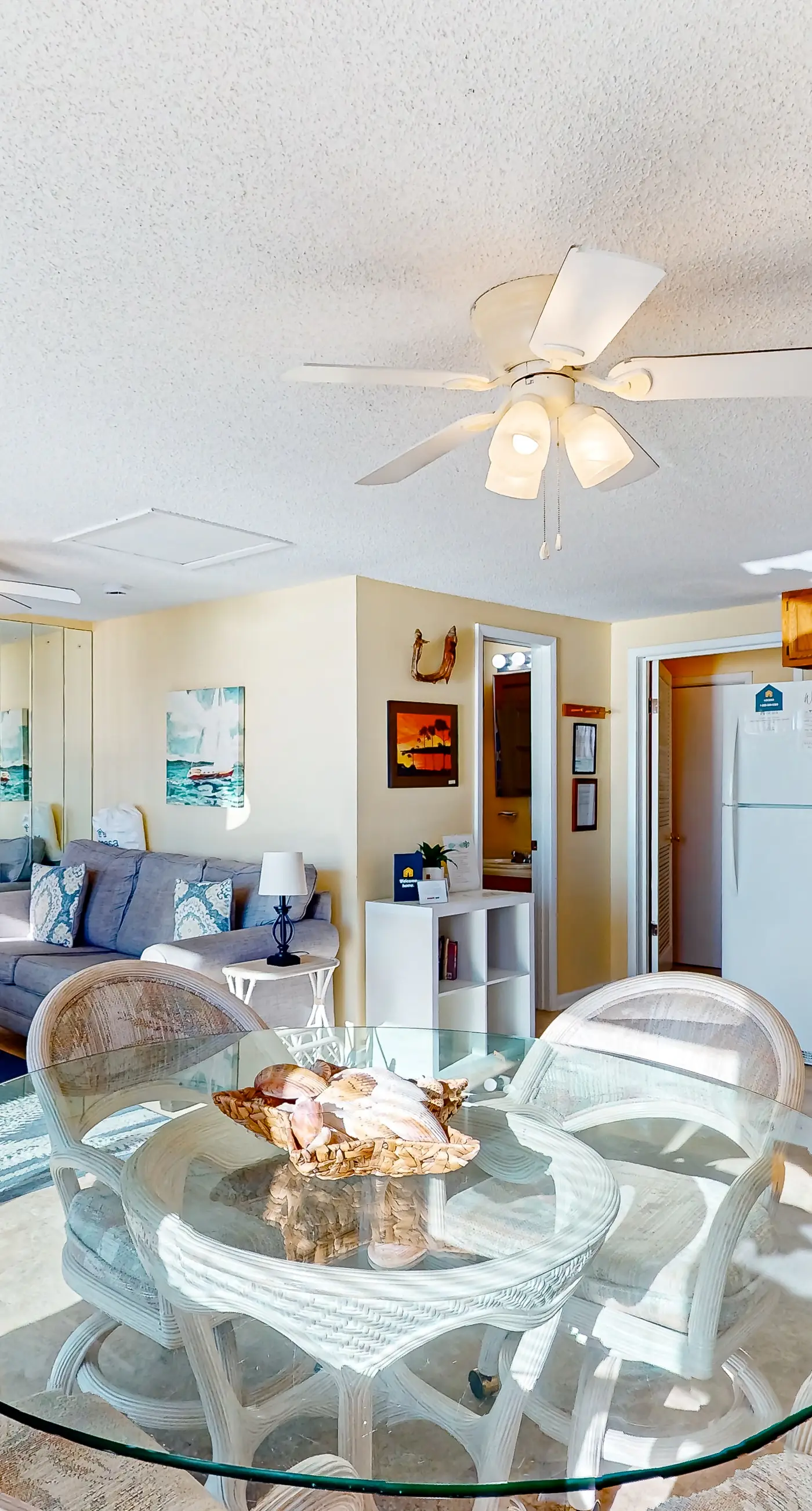 Beachfront dune cottage with deck & view of St Vincent Island