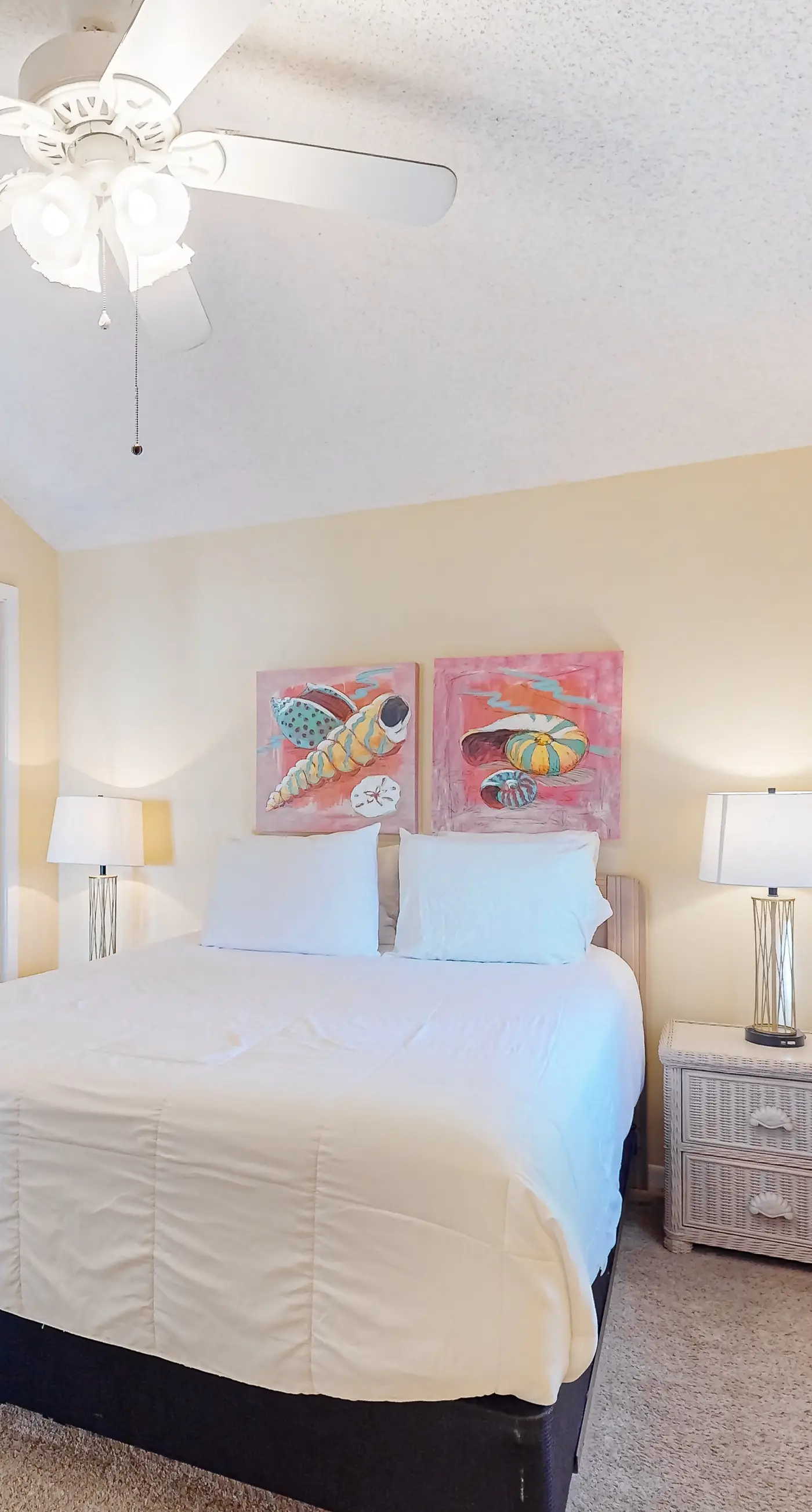 Beachfront dune cottage with deck & view of St Vincent Island