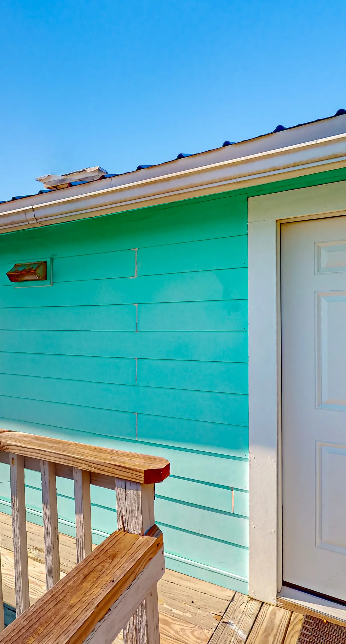 Beachfront dune cottage with deck & view of St Vincent Island