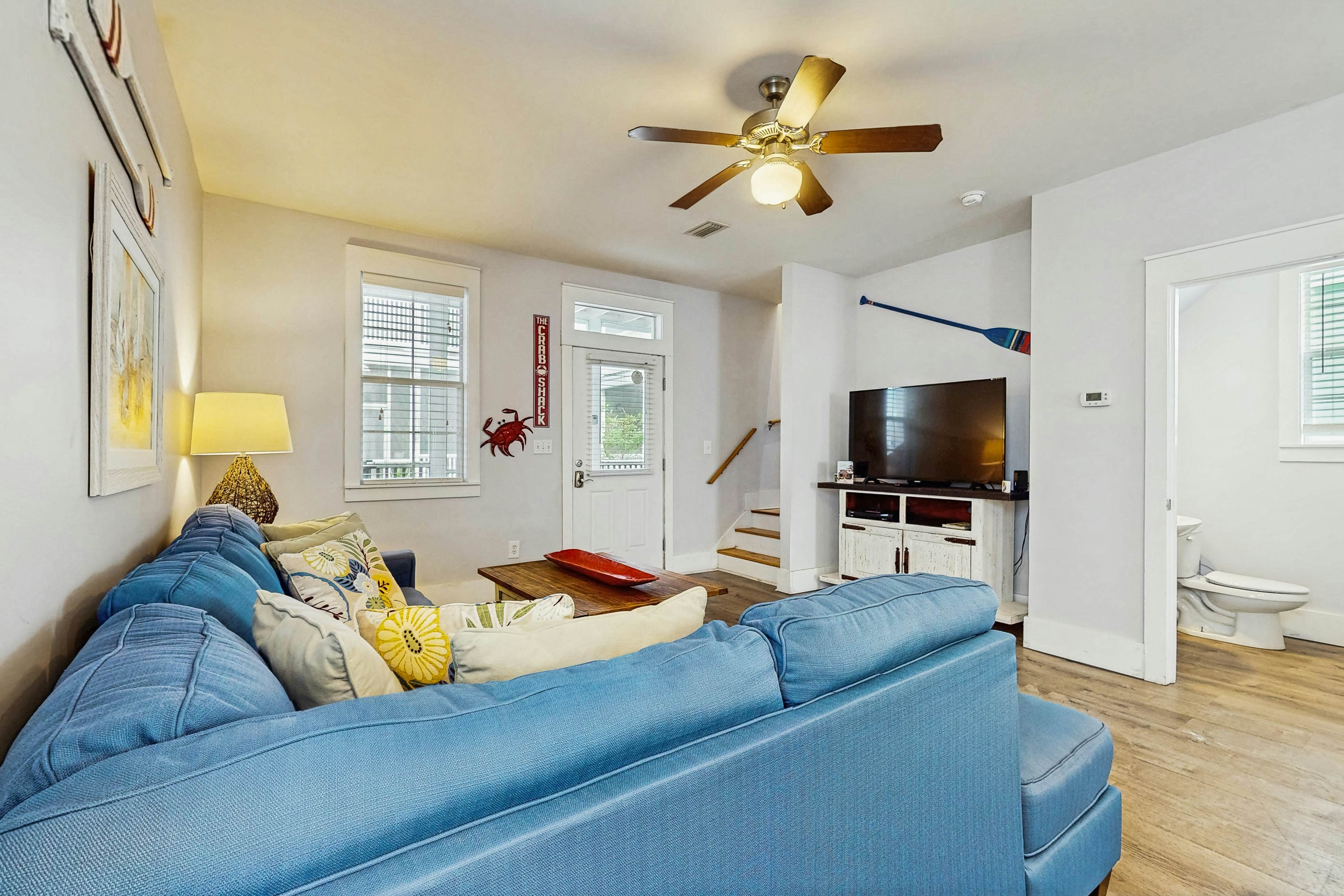 Beautiful home in a gated community with porches & shared pool,hot tub