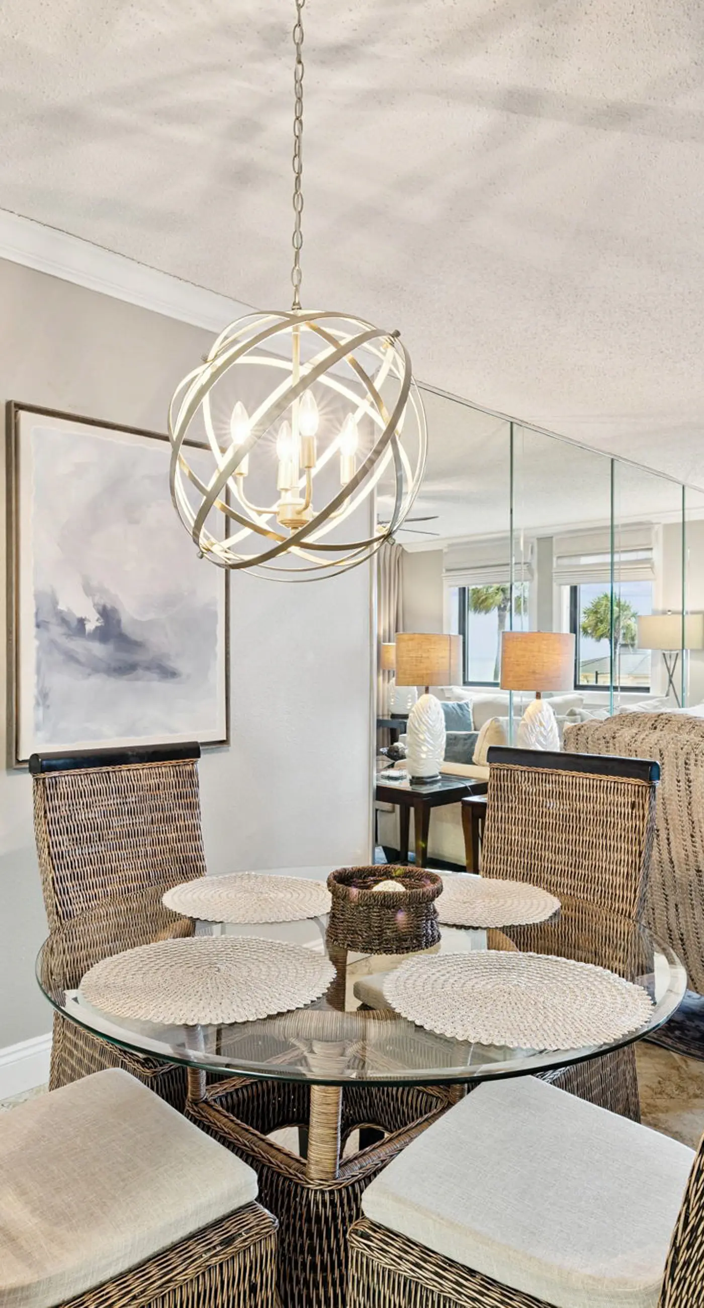 Bright ocean-view condo with community pool and direct beach walkway