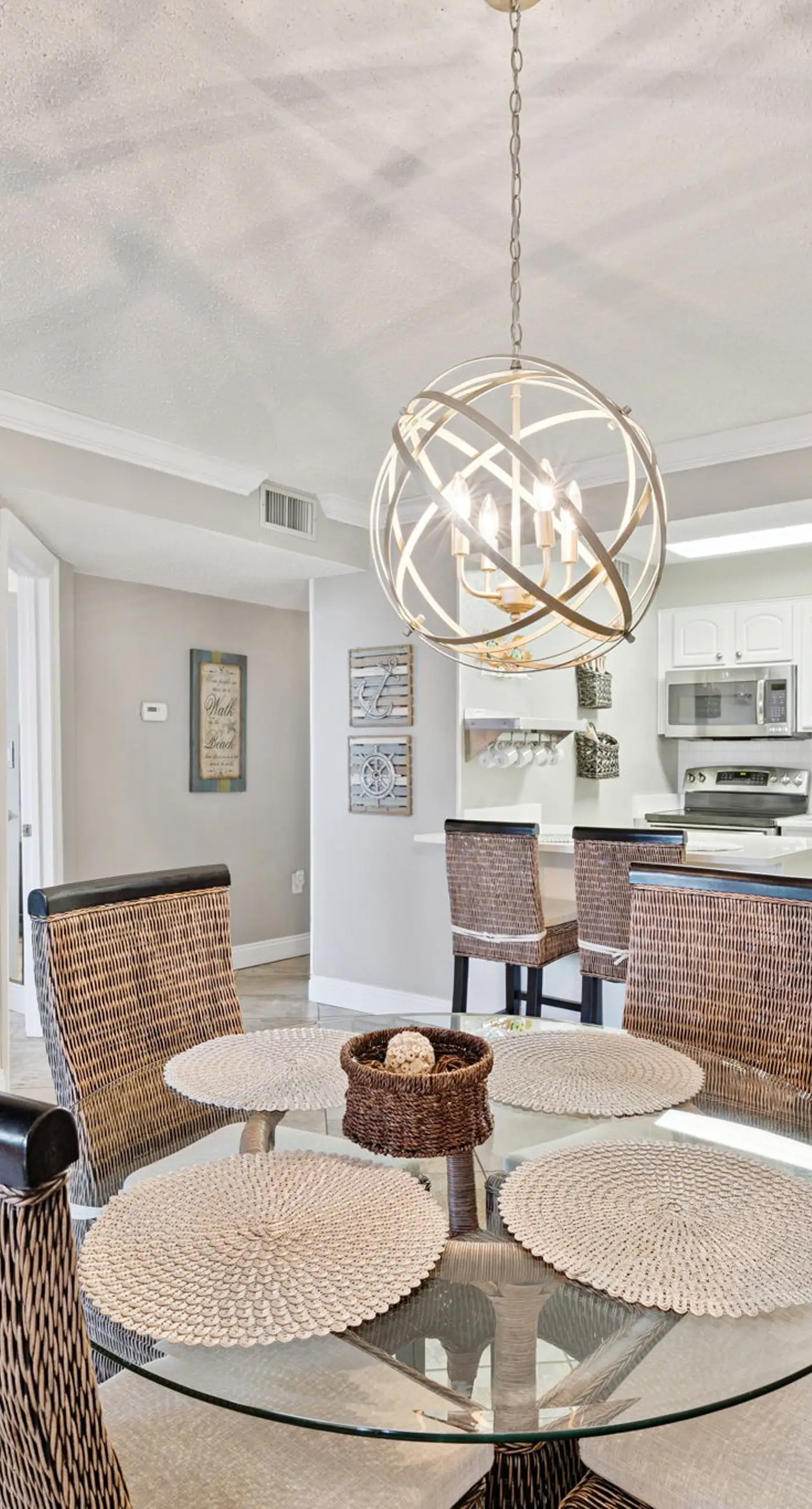 Bright ocean-view condo with community pool and direct beach walkway