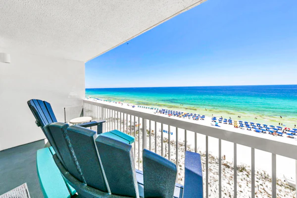 Beachfront Destin Pelican Beach Resort Condo, 9th Fl Gulf Views, Pools & Hot Tub