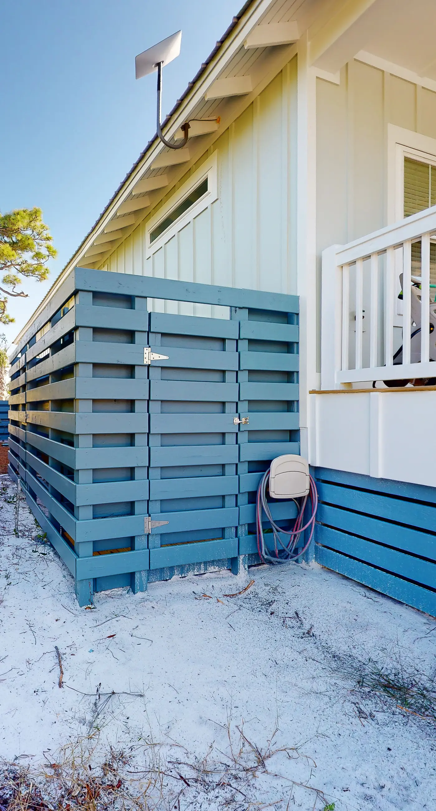 Brand new home near the beach with private pool, lawn, expansive decks, & grill