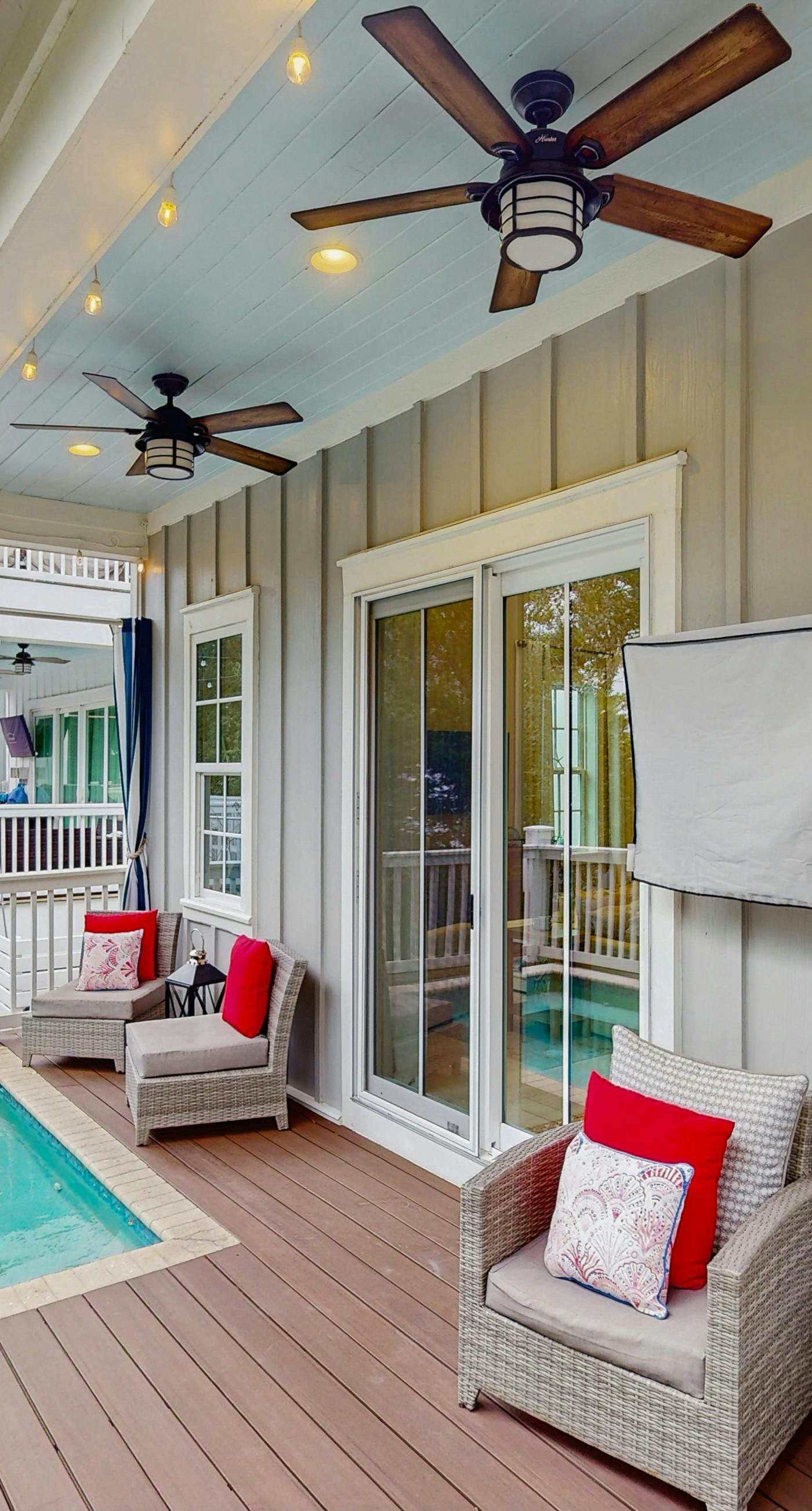 Cozy coastal home with private pool, decks and close to beach