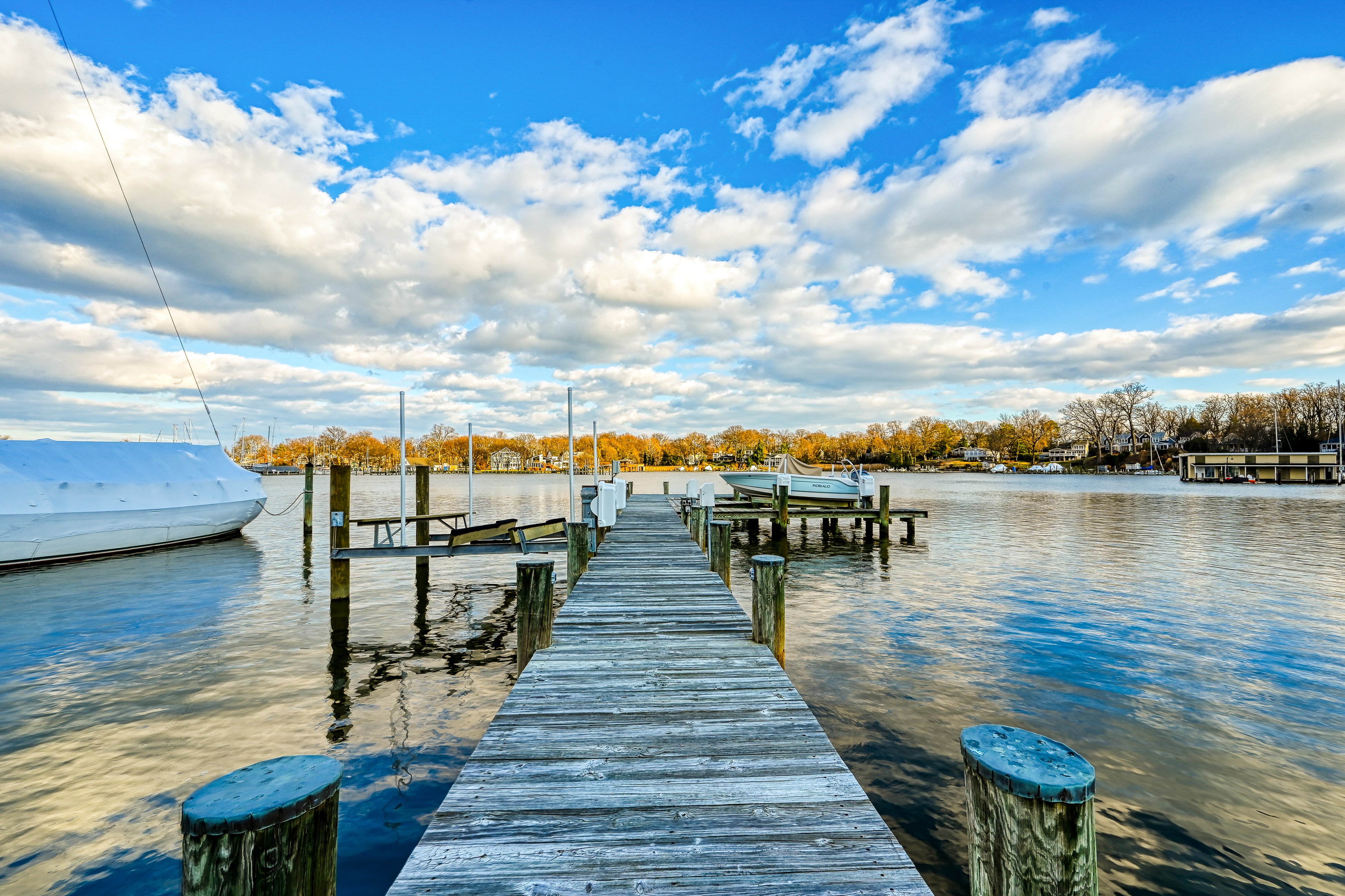 Beautiful waterfront home on The Chesapeake Bay with private dock & beach access