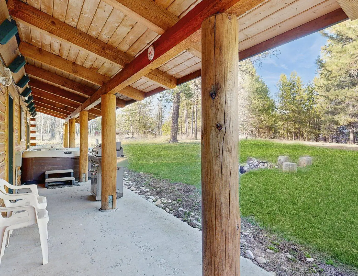 McCall Cabin, Hot Tub, Trailer Parking